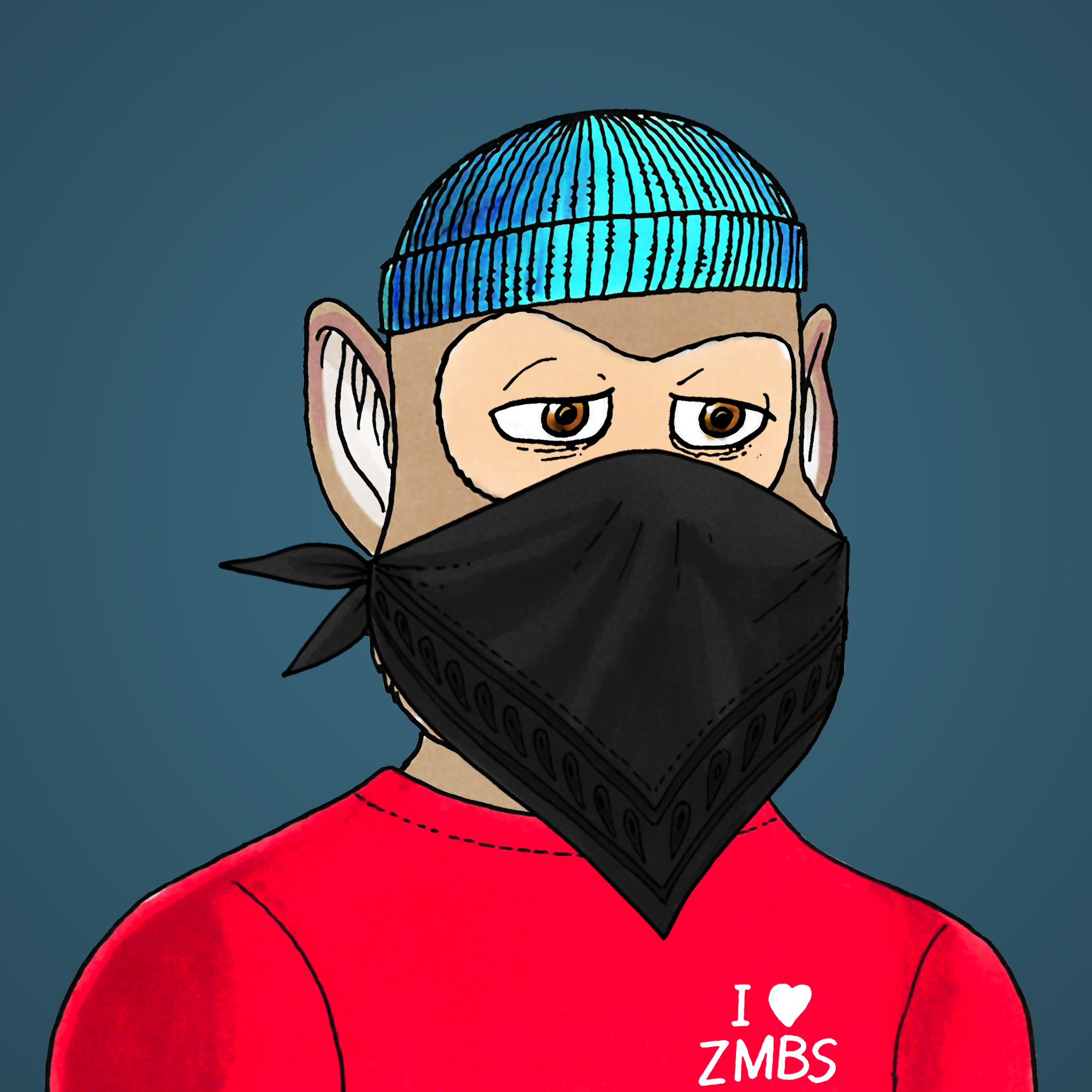 George Trosley - Jungle Freaks - Jungle Freak 5857 - NFT # 5857