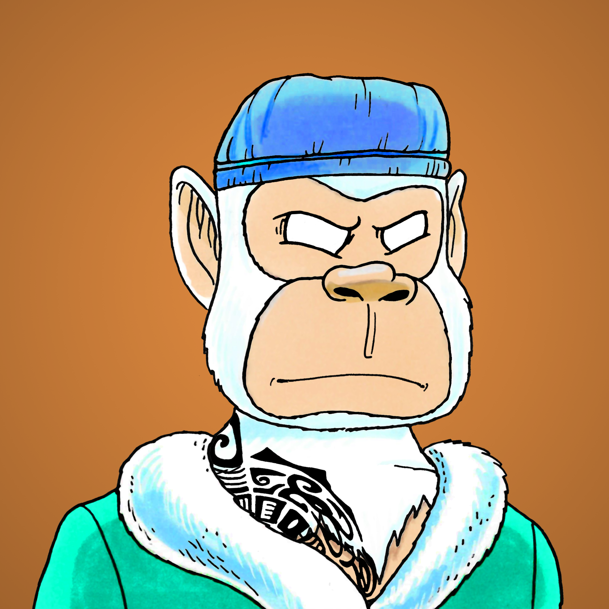 George Trosley - Jungle Freaks - Jungle Freak 5858 - NFT # 5858