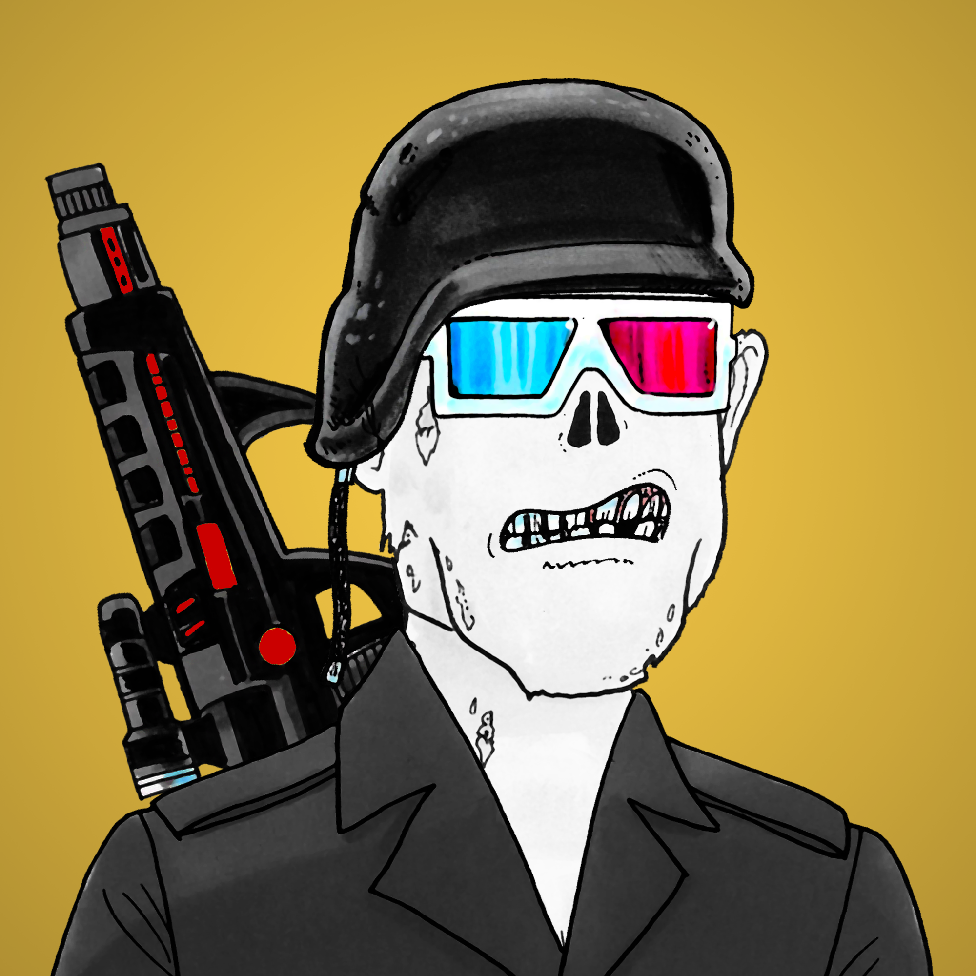 George Trosley - Jungle Freaks - Jungle Freak 5860 - NFT # 5860