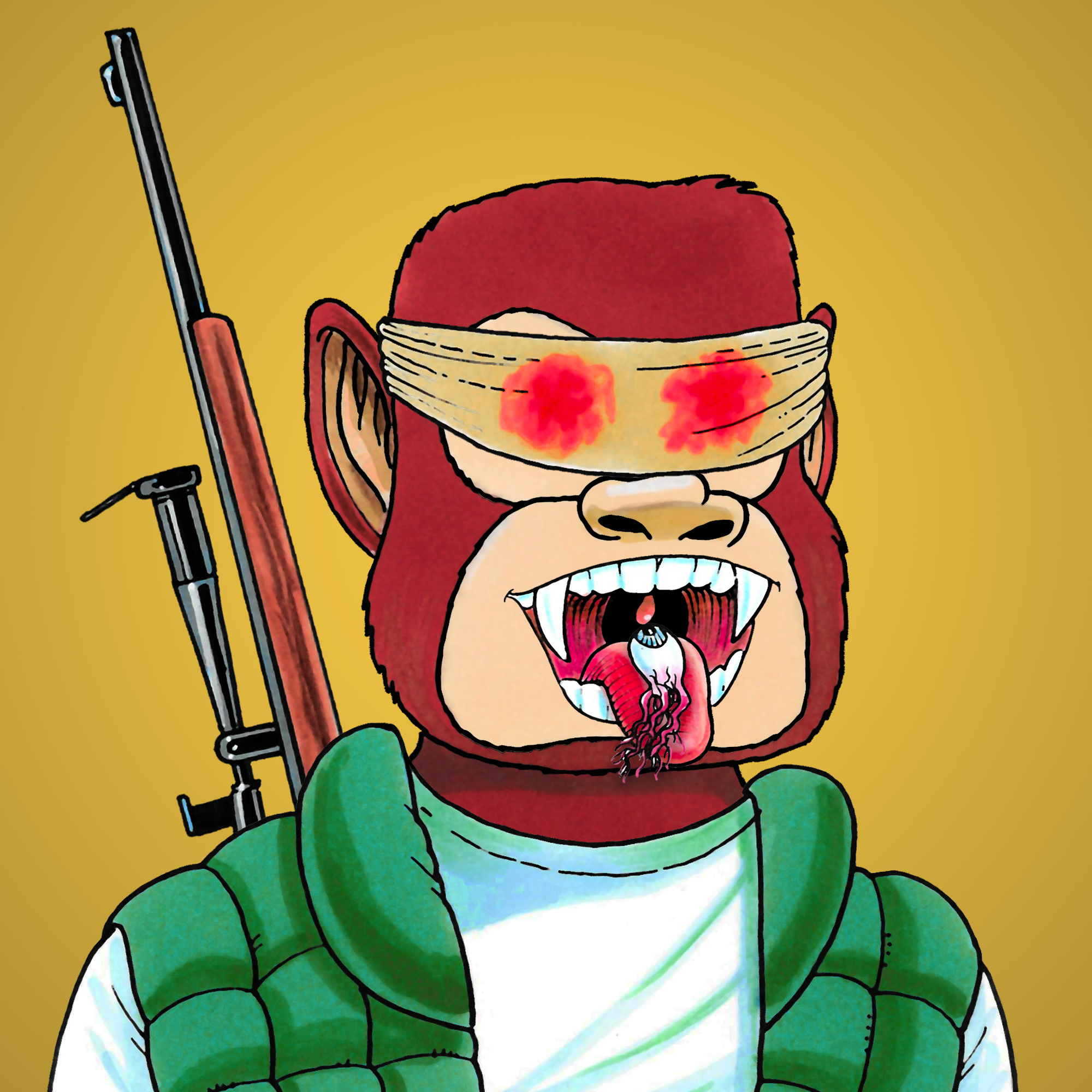 George Trosley - Jungle Freaks - Jungle Freak 5863 - NFT # 5863