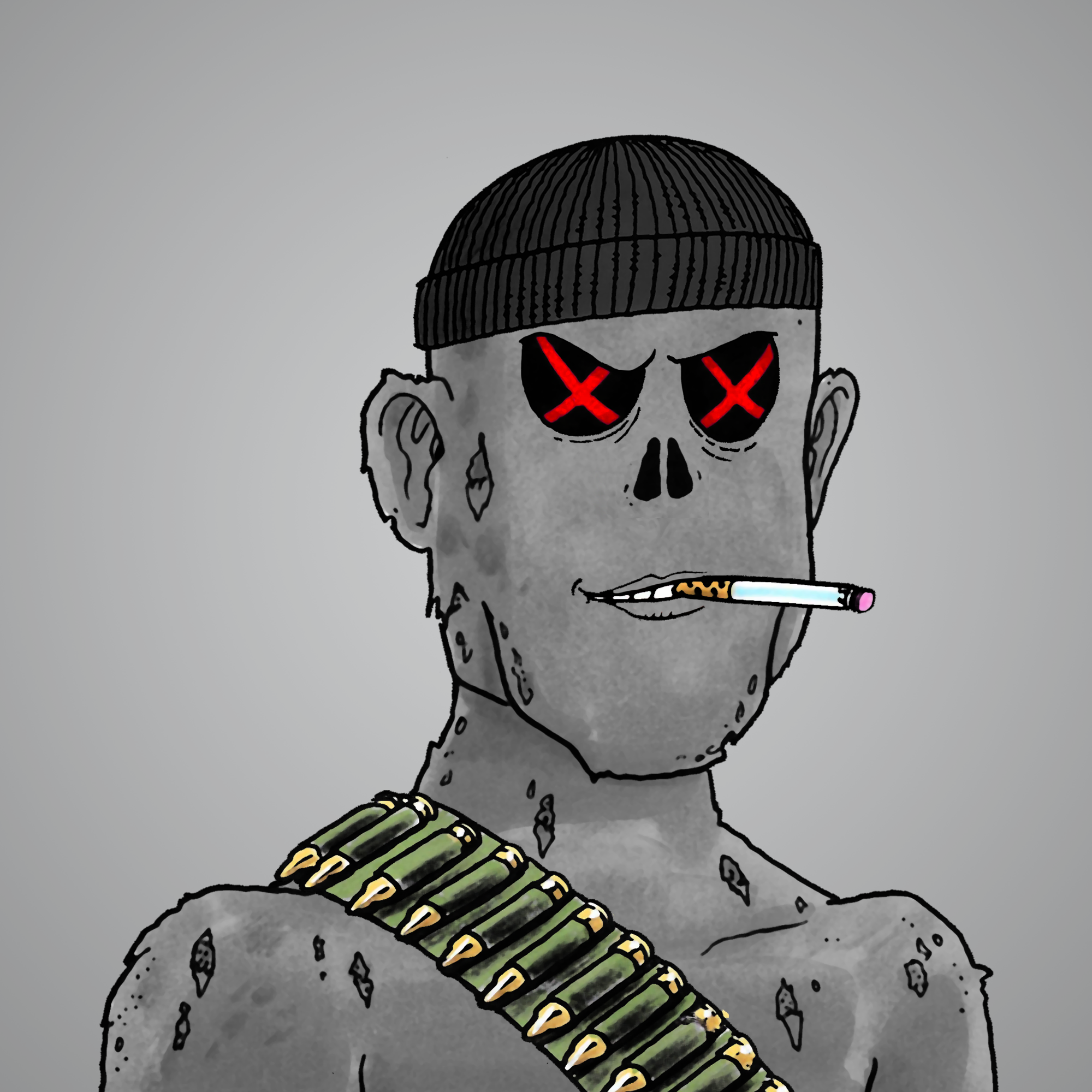 George Trosley - Jungle Freaks - Jungle Freak 5865 - NFT # 5865