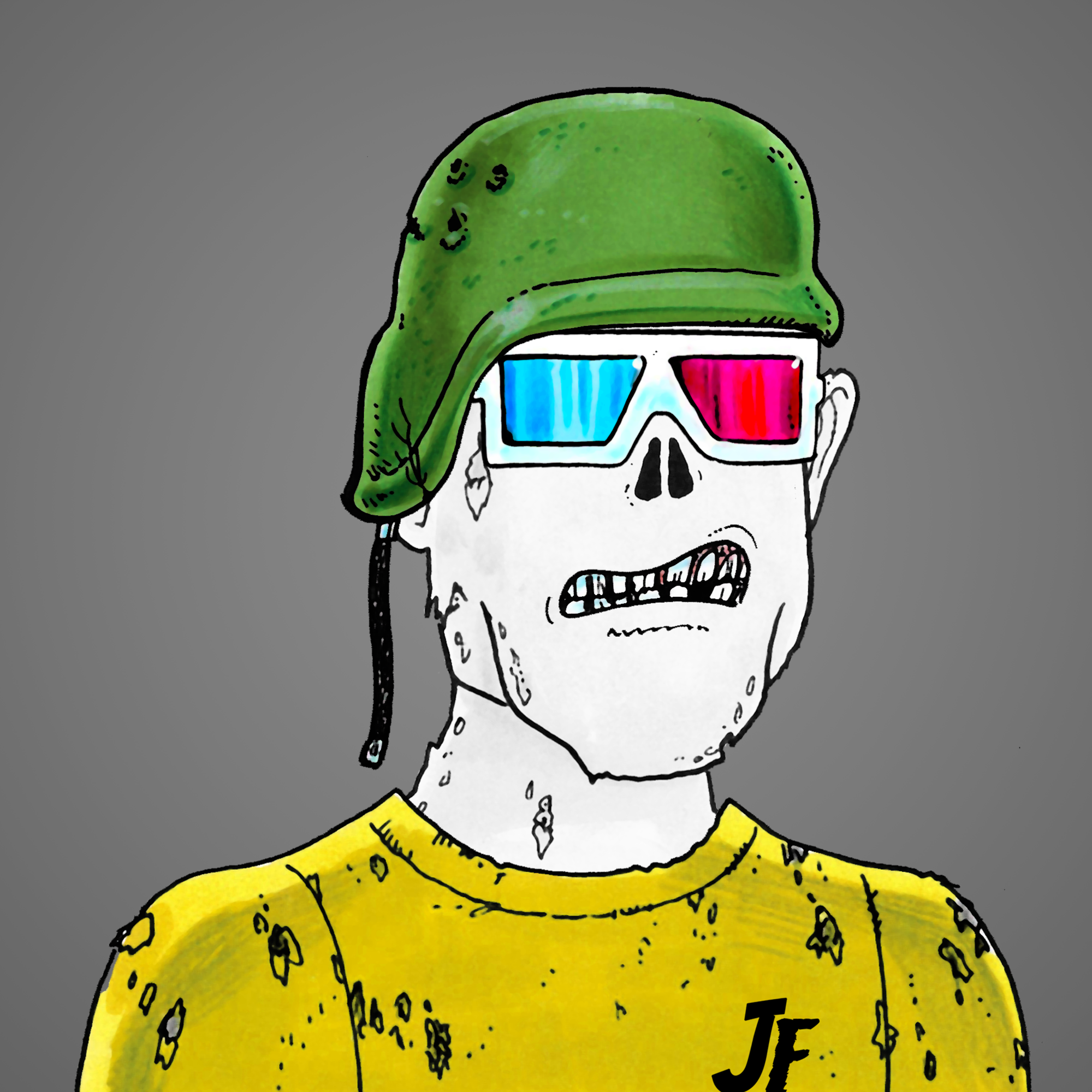 George Trosley - Jungle Freaks - Jungle Freak 587 - NFT # 587