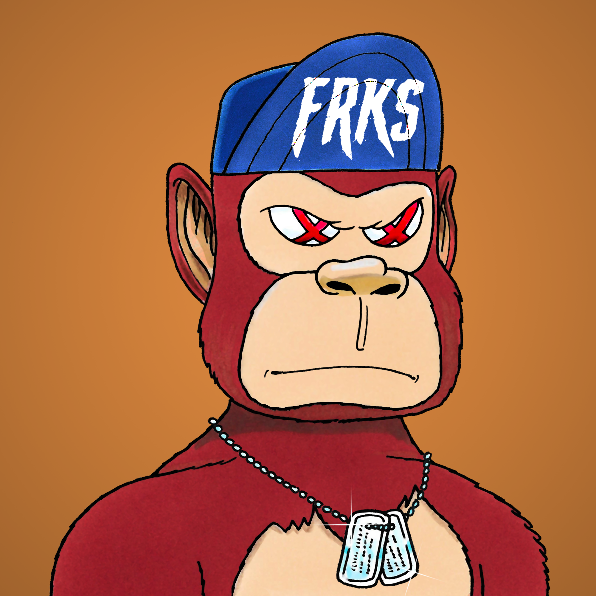 George Trosley - Jungle Freaks - Jungle Freak 5876 - NFT # 5876