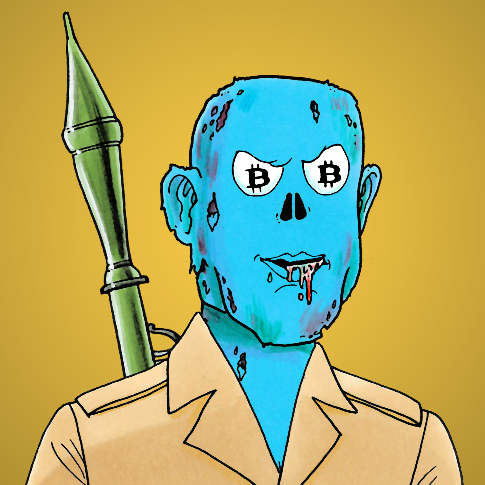 George Trosley - Jungle Freaks - Jungle Freak 588 - NFT # 588