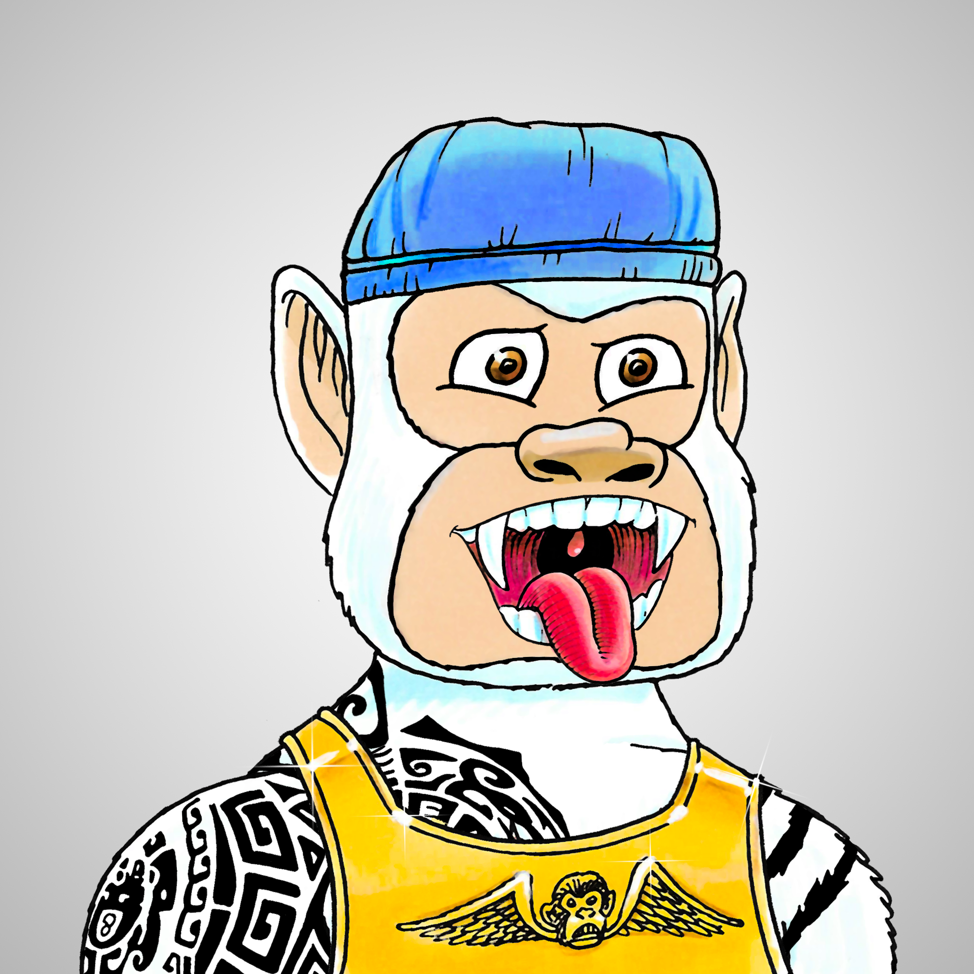 George Trosley - Jungle Freaks - Jungle Freak 5880 - NFT # 5880