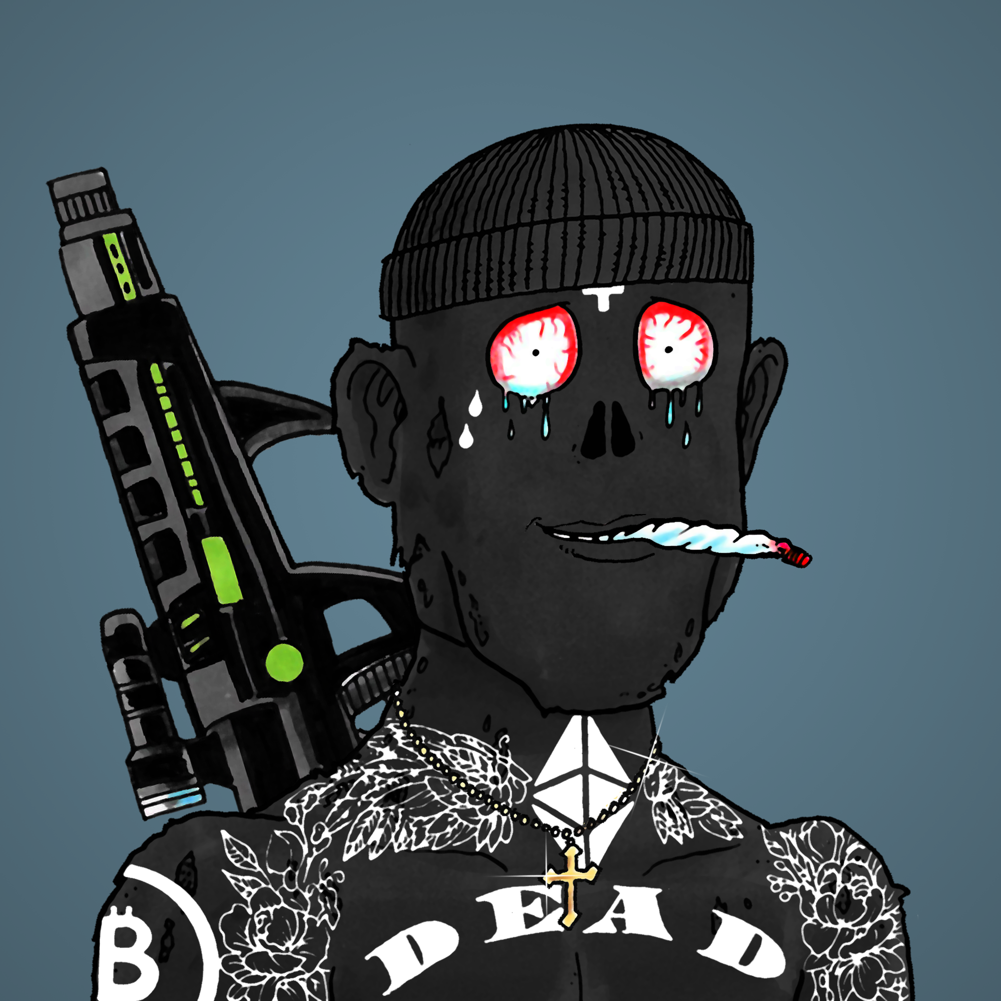 George Trosley - Jungle Freaks - Jungle Freak 5884 - NFT # 5884