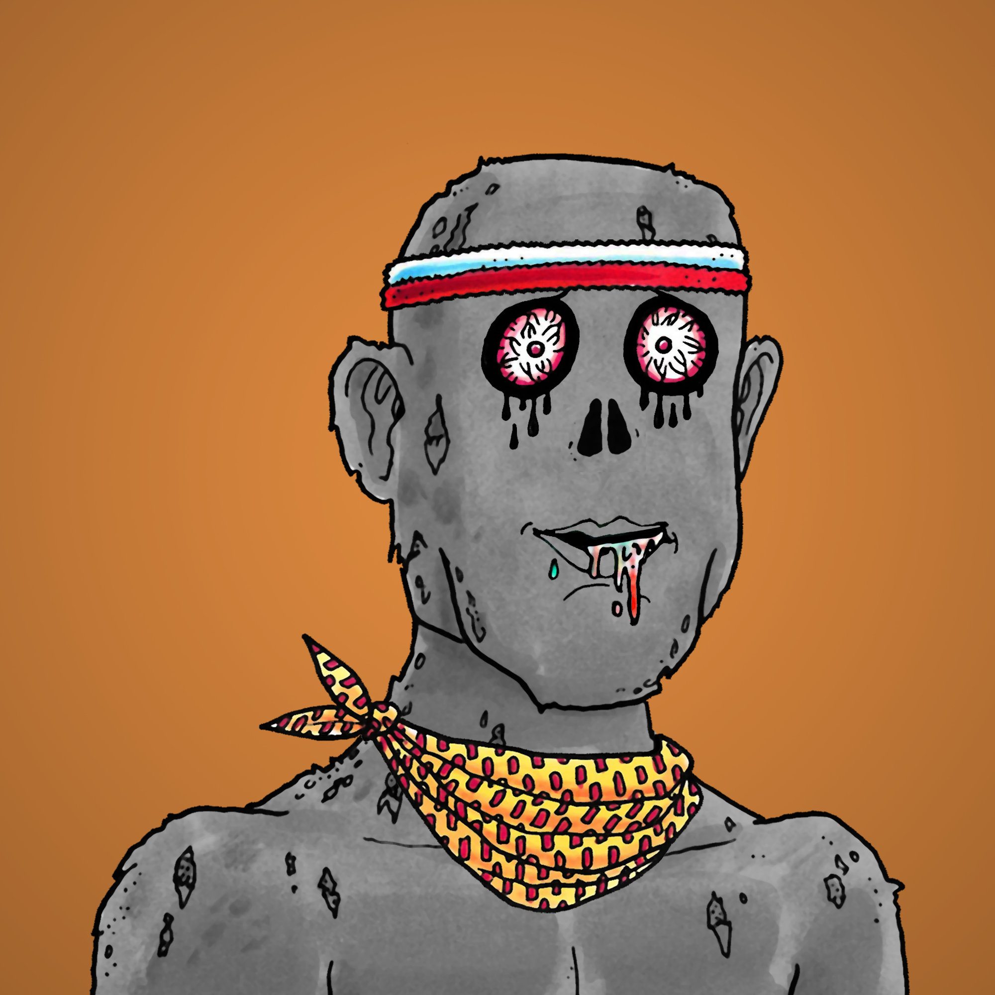 George Trosley - Jungle Freaks - Jungle Freak 5886 - NFT # 5886