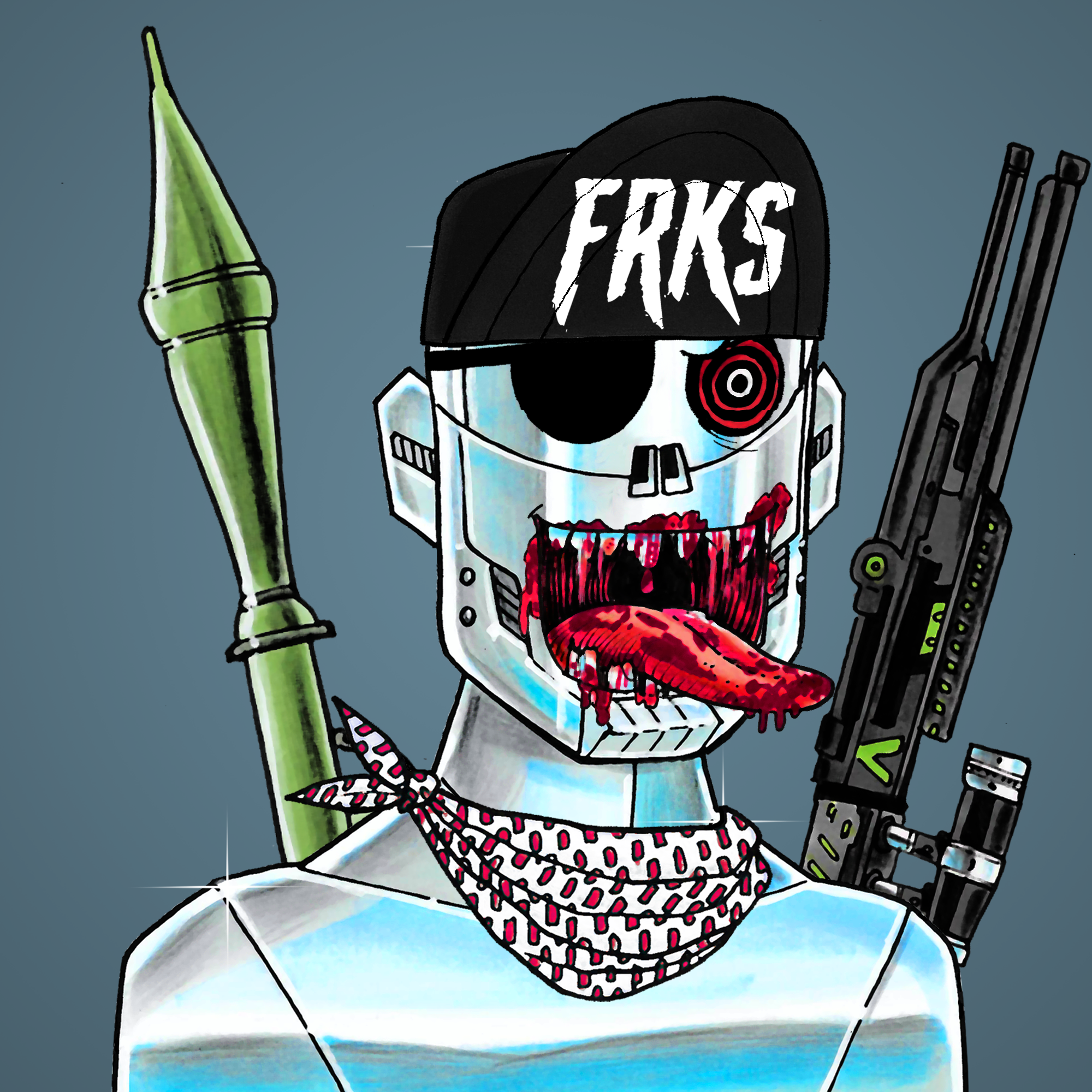 George Trosley - Jungle Freaks - Jungle Freak 5889 - NFT # 5889