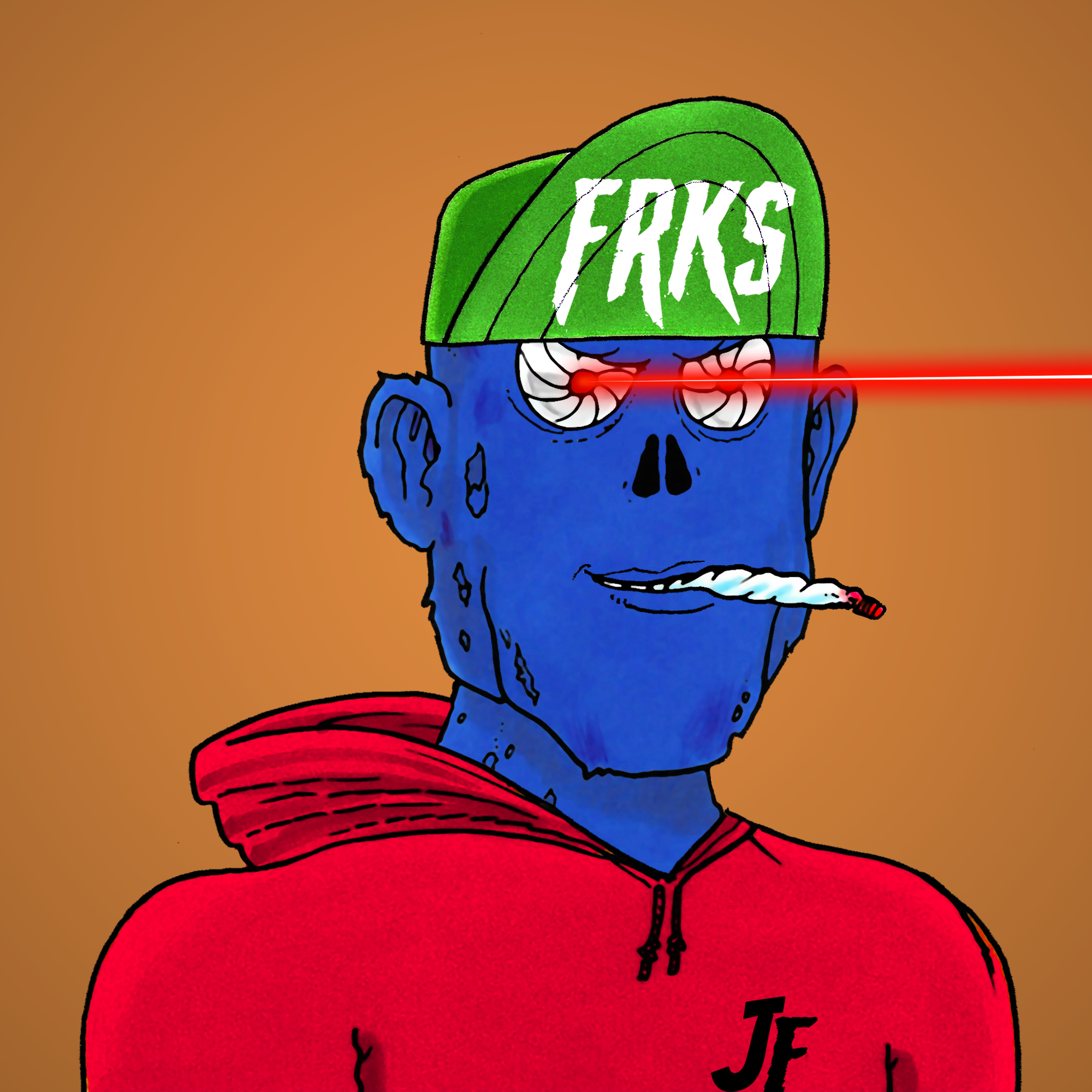 George Trosley - Jungle Freaks - Jungle Freak 5892 - NFT # 5892