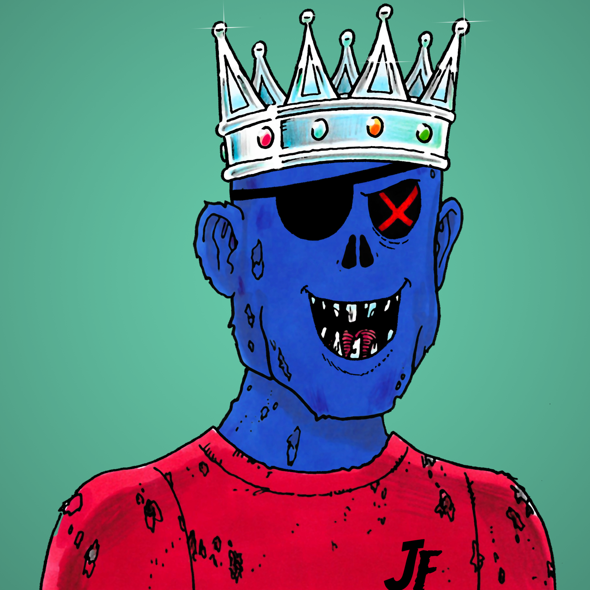 George Trosley - Jungle Freaks - Jungle Freak 5895 - NFT # 5895