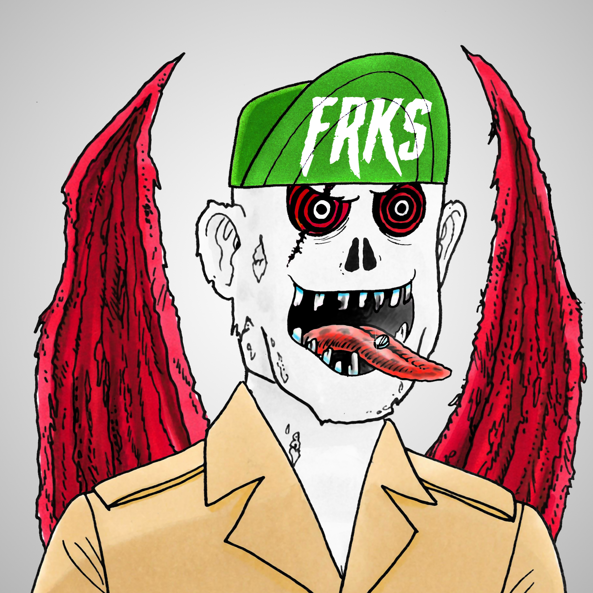 George Trosley - Jungle Freaks - Jungle Freak 5900 - NFT # 5900