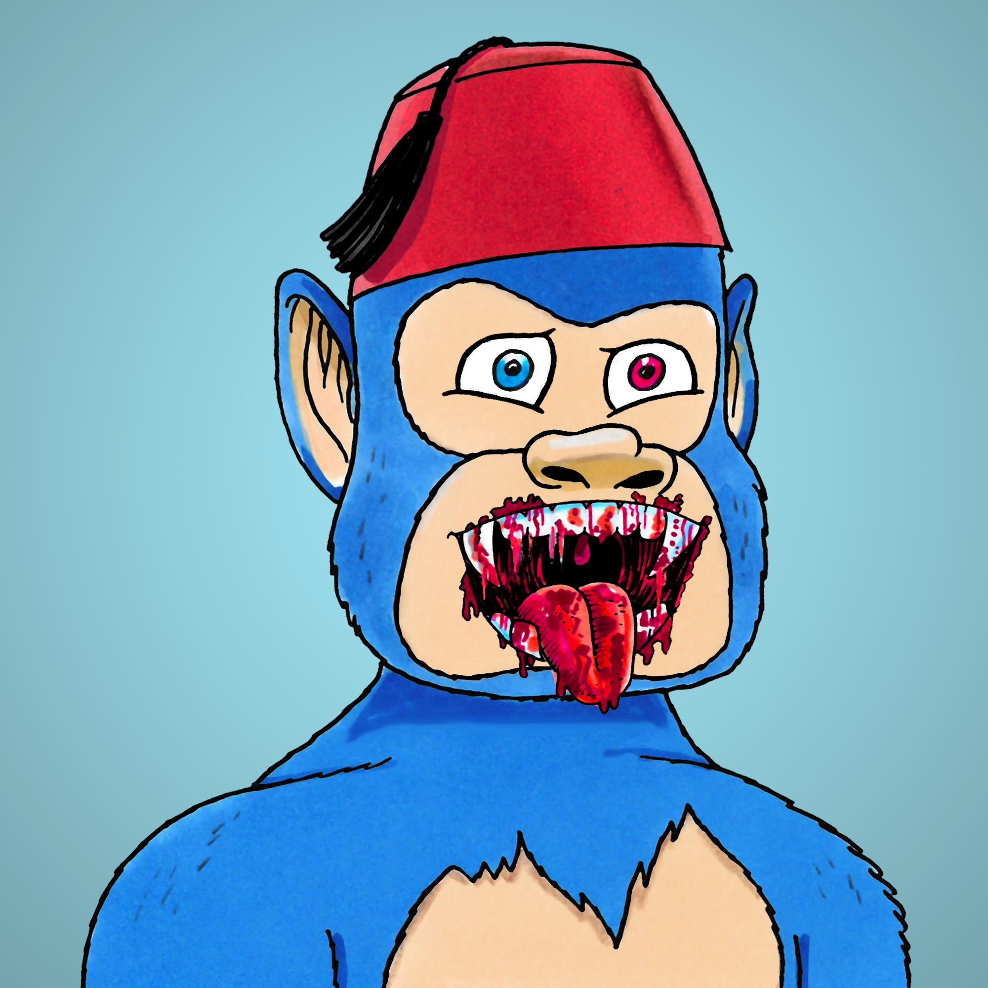 George Trosley - Jungle Freaks - Jungle Freak 5901 - NFT # 5901