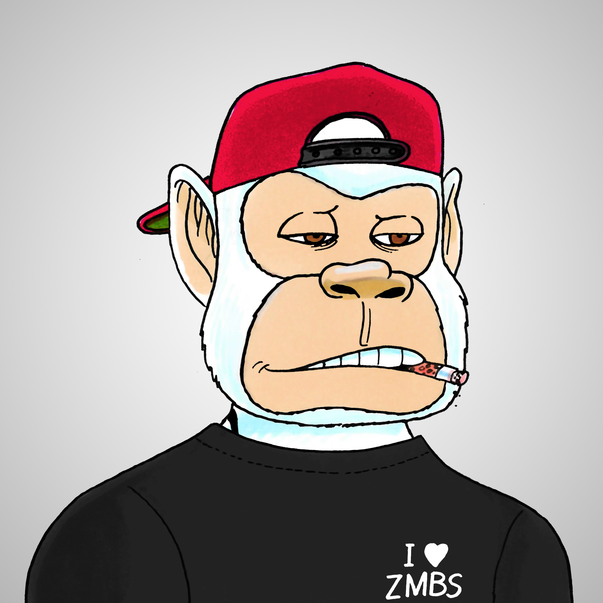 George Trosley - Jungle Freaks - Jungle Freak 5907 - NFT # 5907