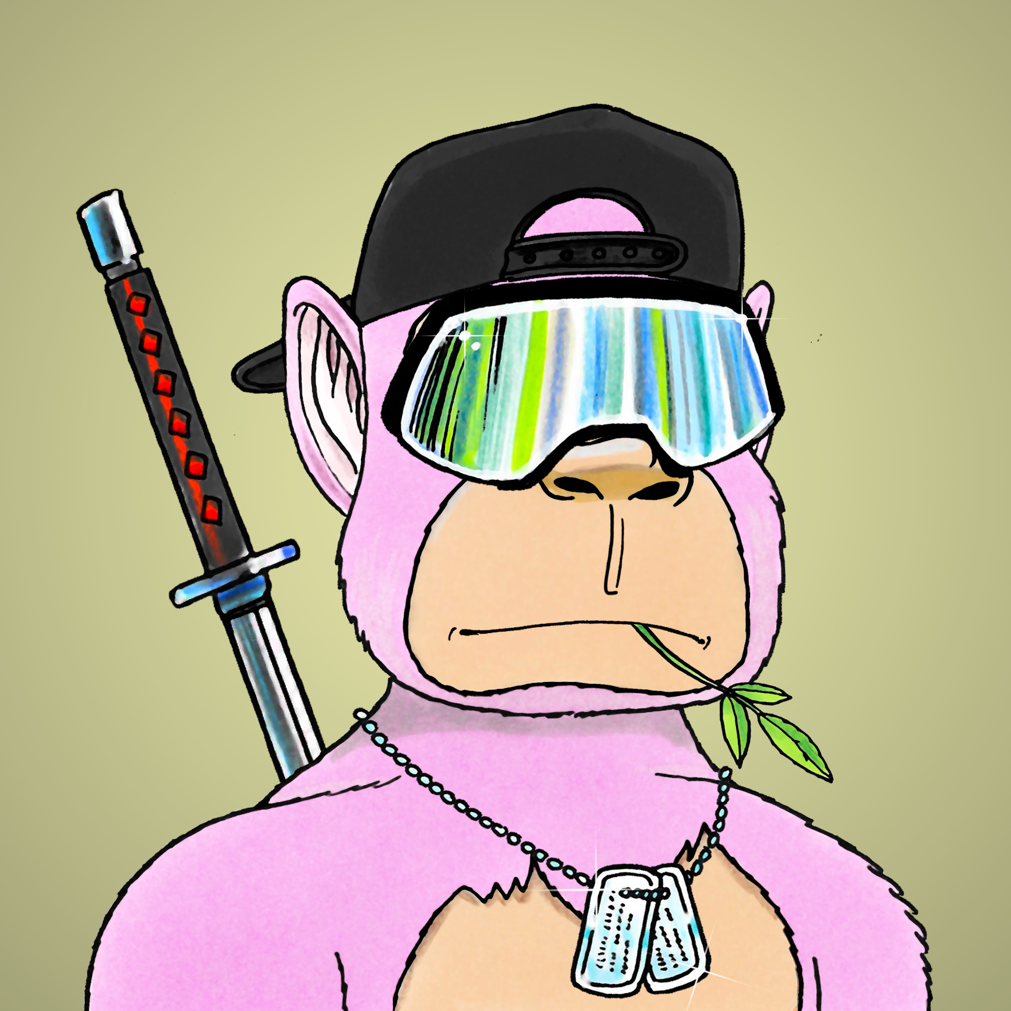 George Trosley - Jungle Freaks - Jungle Freak 591 - NFT # 591