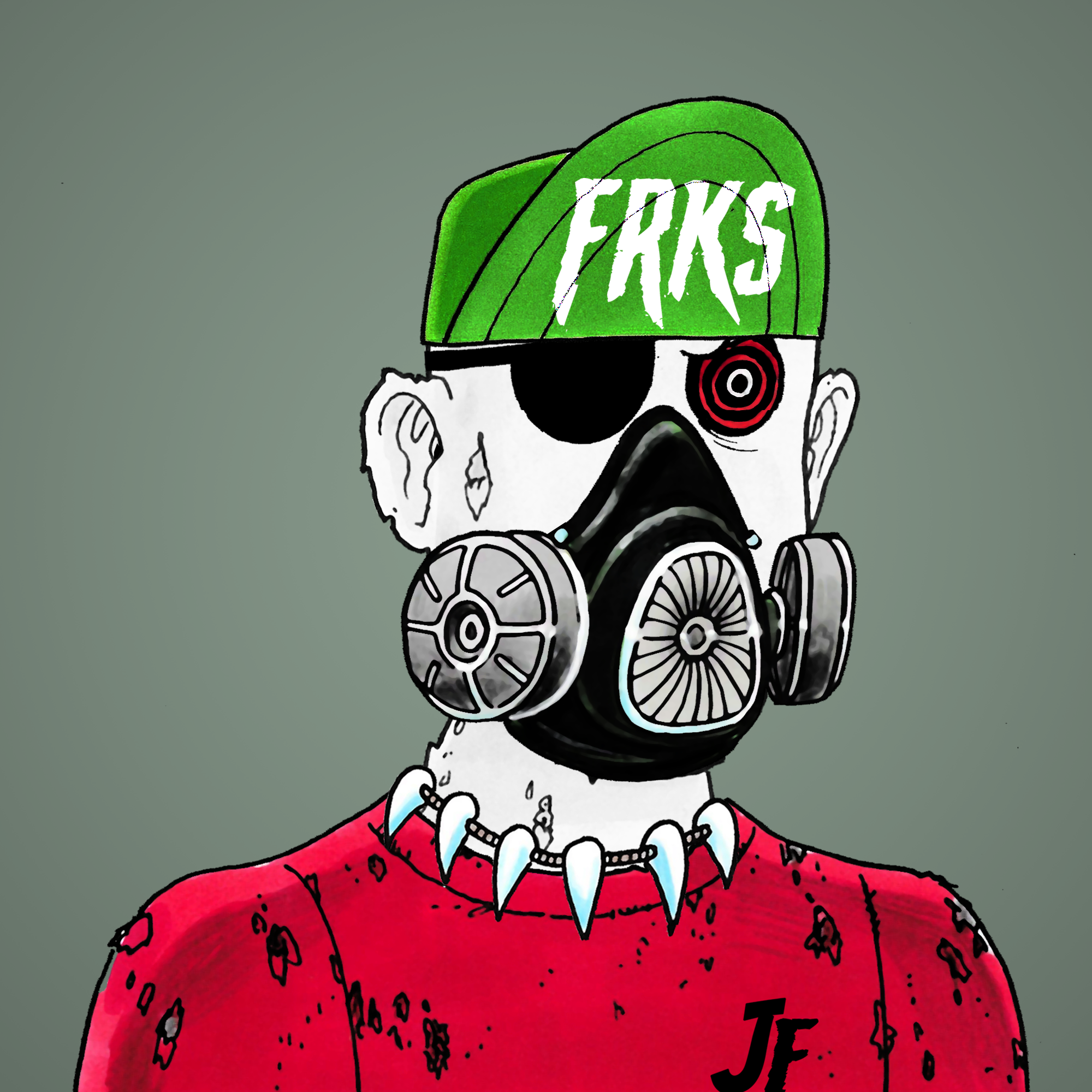 George Trosley - Jungle Freaks - Jungle Freak 5910 - NFT # 5910