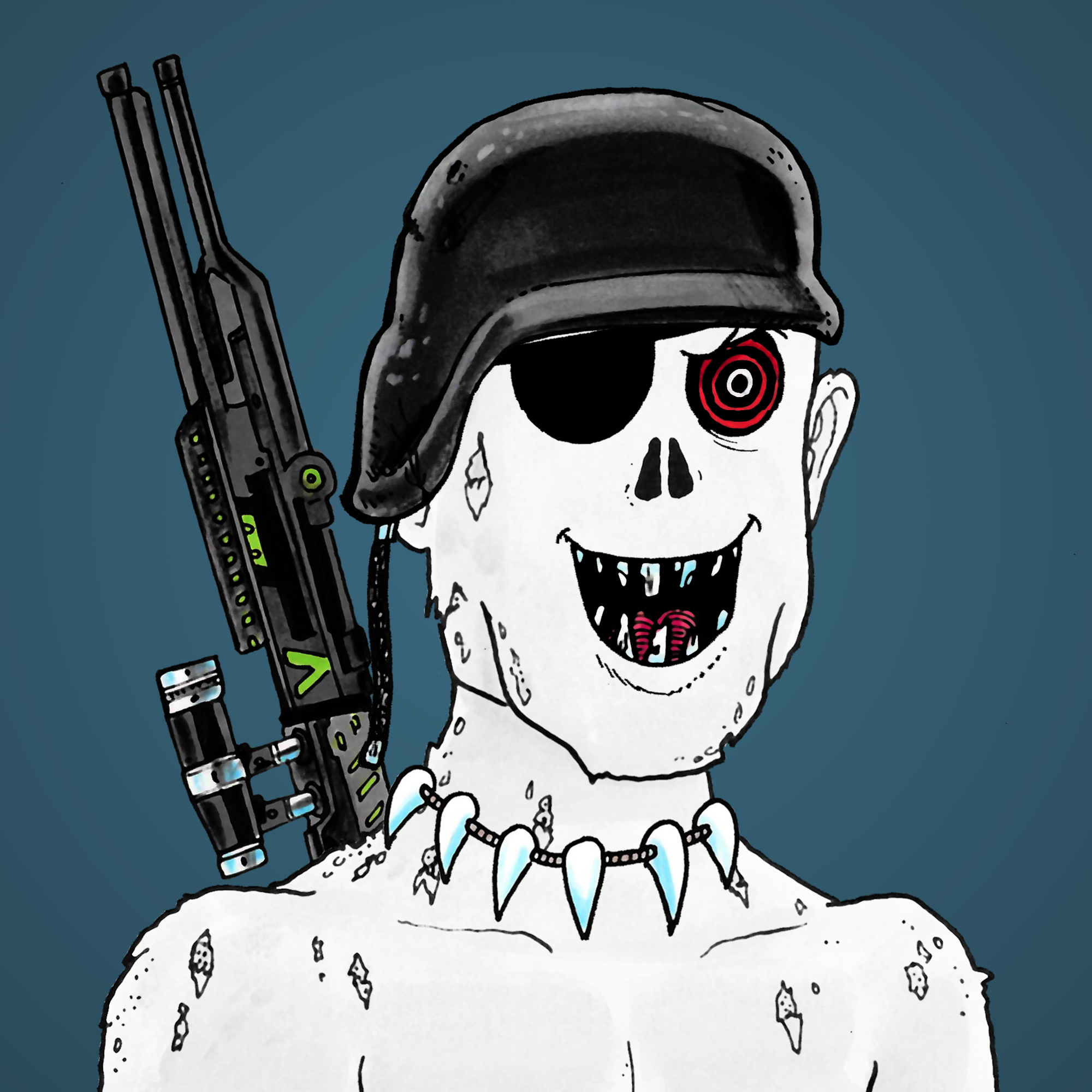 George Trosley - Jungle Freaks - Jungle Freak 5913 - NFT # 5913