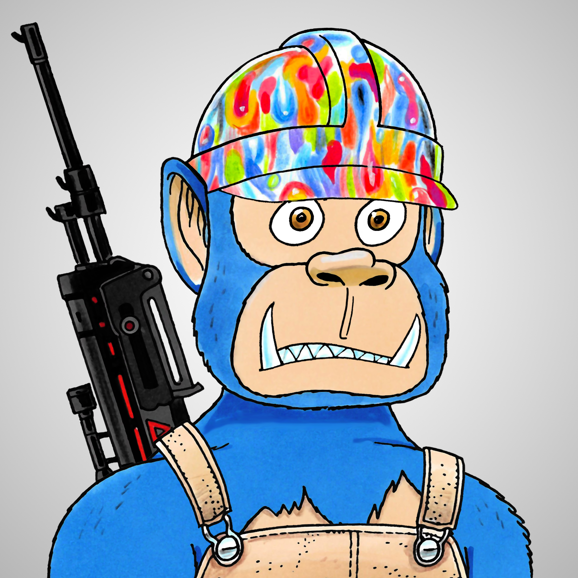 George Trosley - Jungle Freaks - Jungle Freak 5916 - NFT # 5916