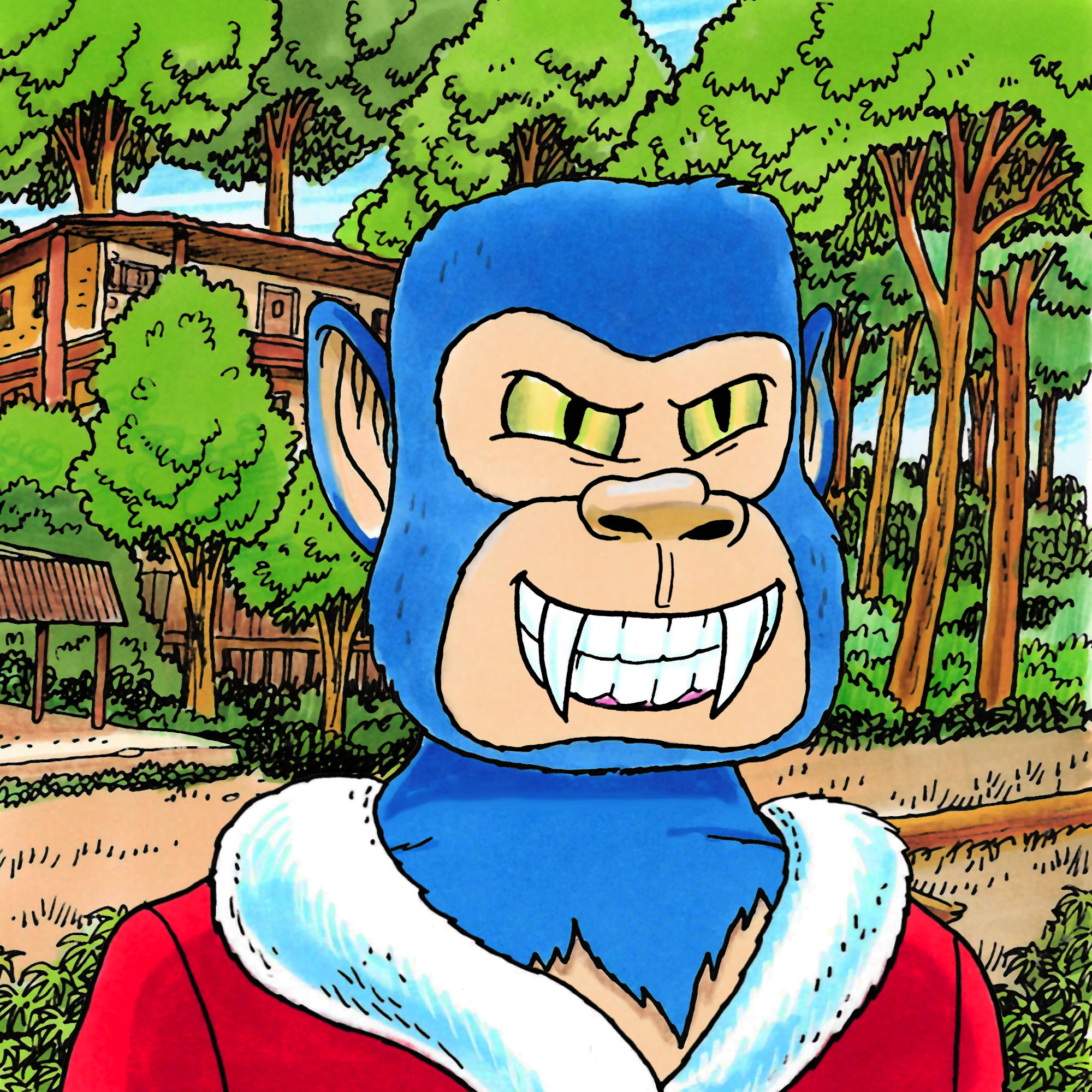 George Trosley - Jungle Freaks - Jungle Freak 592 - NFT # 592