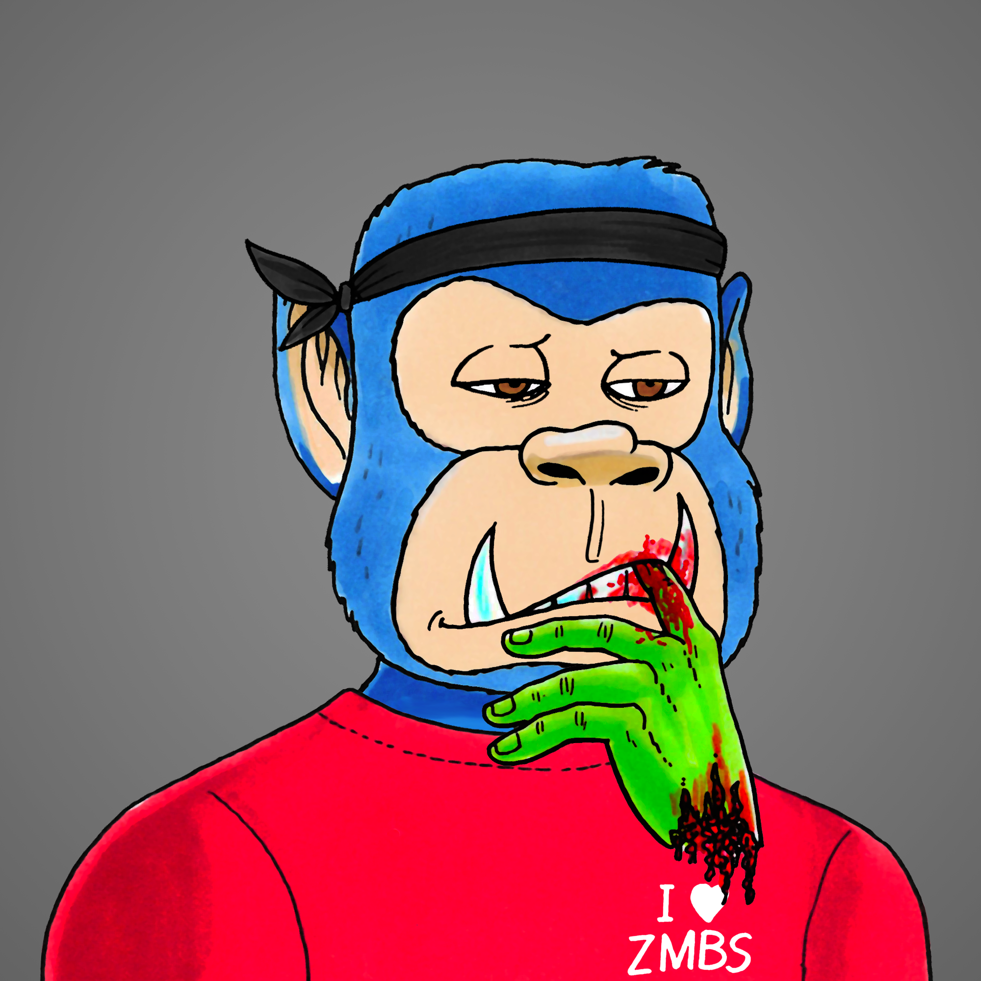 George Trosley - Jungle Freaks - Jungle Freak 5922 - NFT # 5922