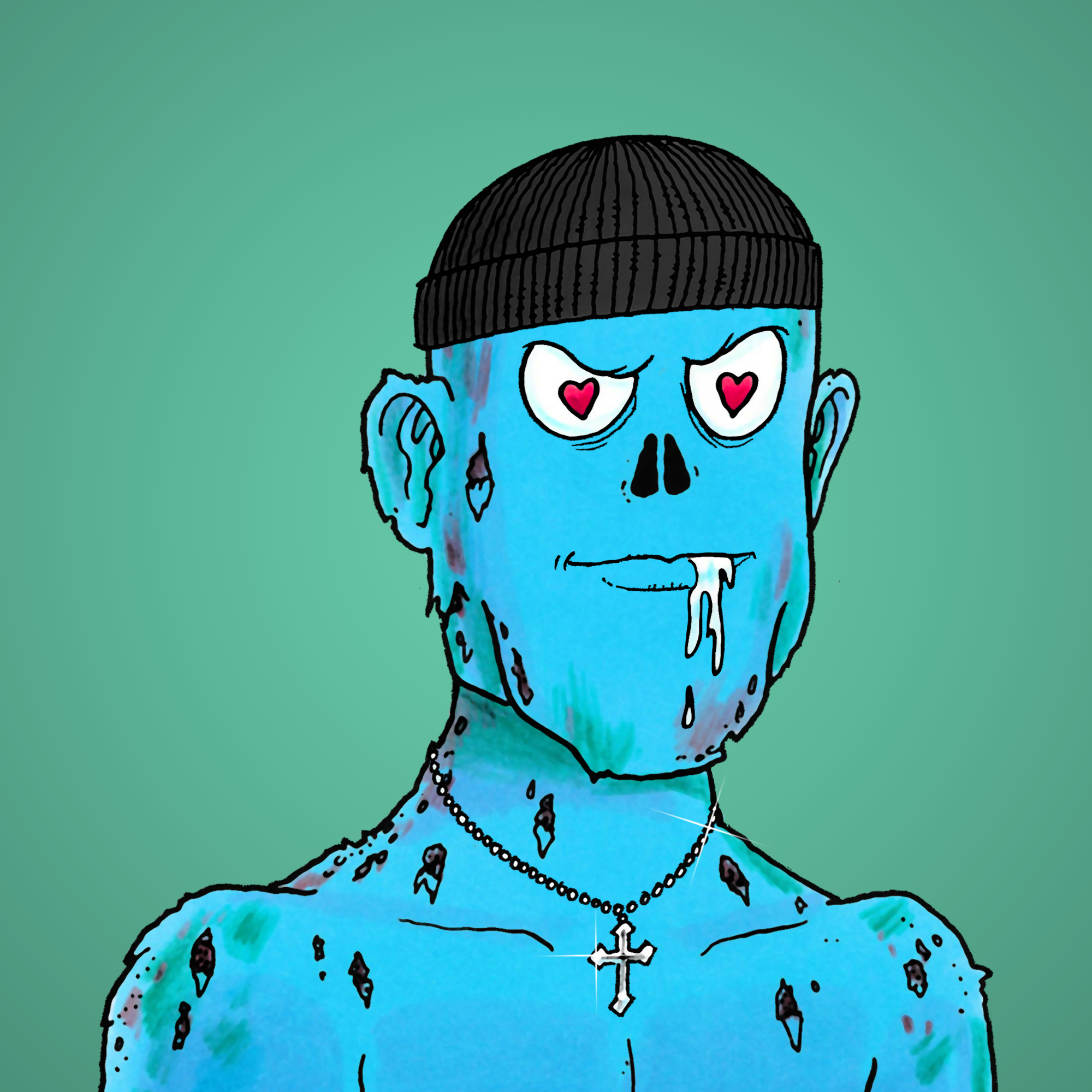 George Trosley - Jungle Freaks - Jungle Freak 5924 - NFT # 5924