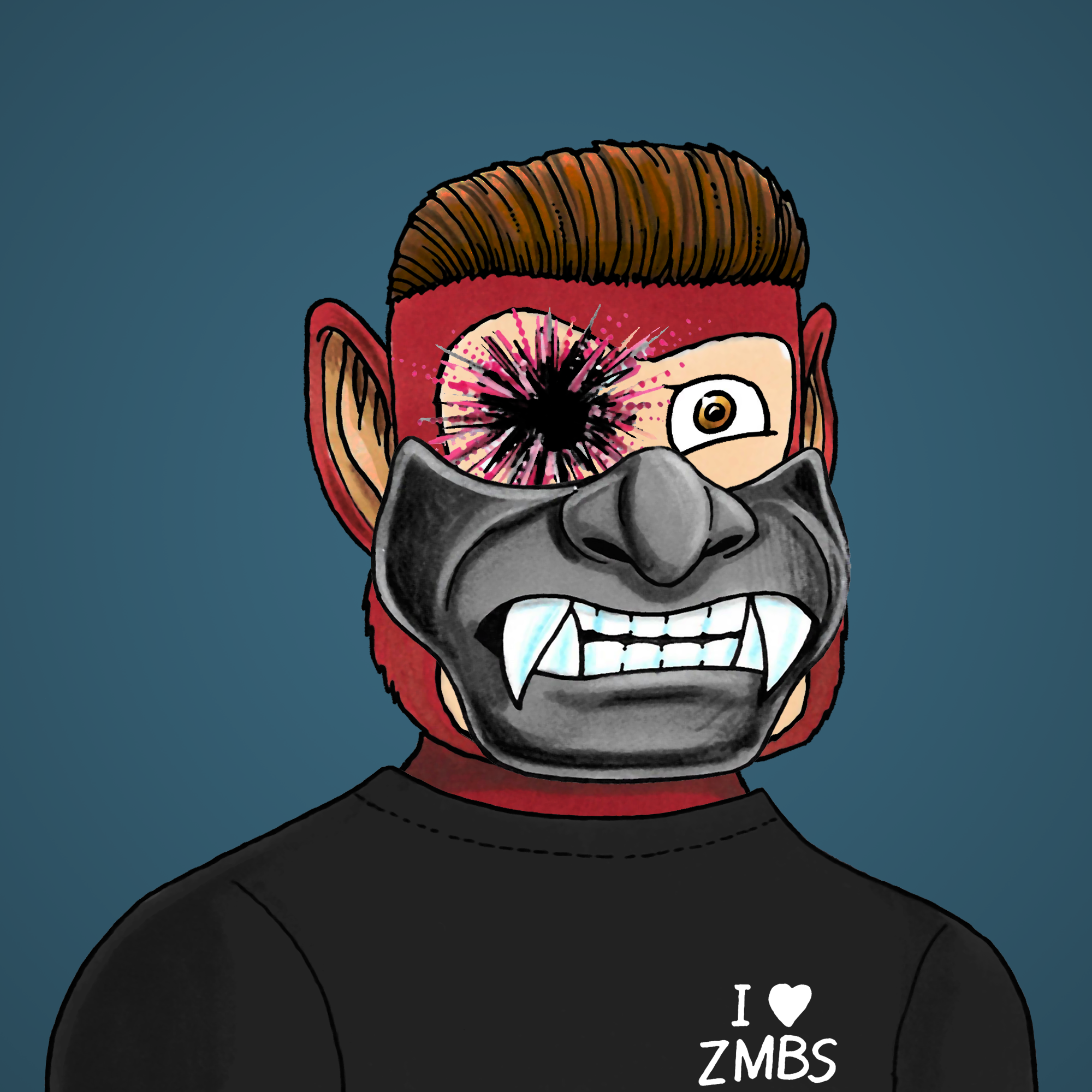 George Trosley - Jungle Freaks - Jungle Freak 5925 - NFT # 5925