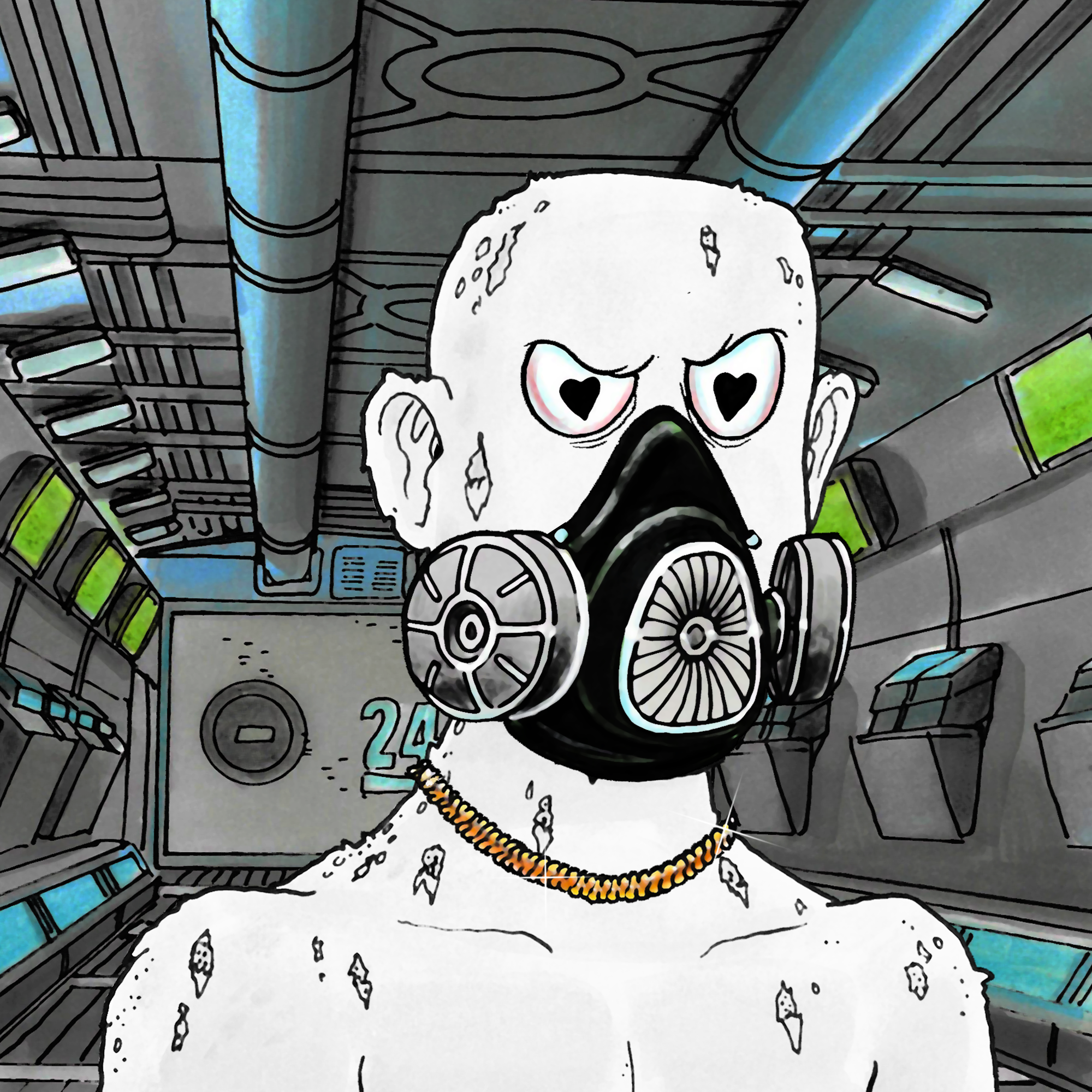 George Trosley - Jungle Freaks - Jungle Freak 5926 - NFT # 5926