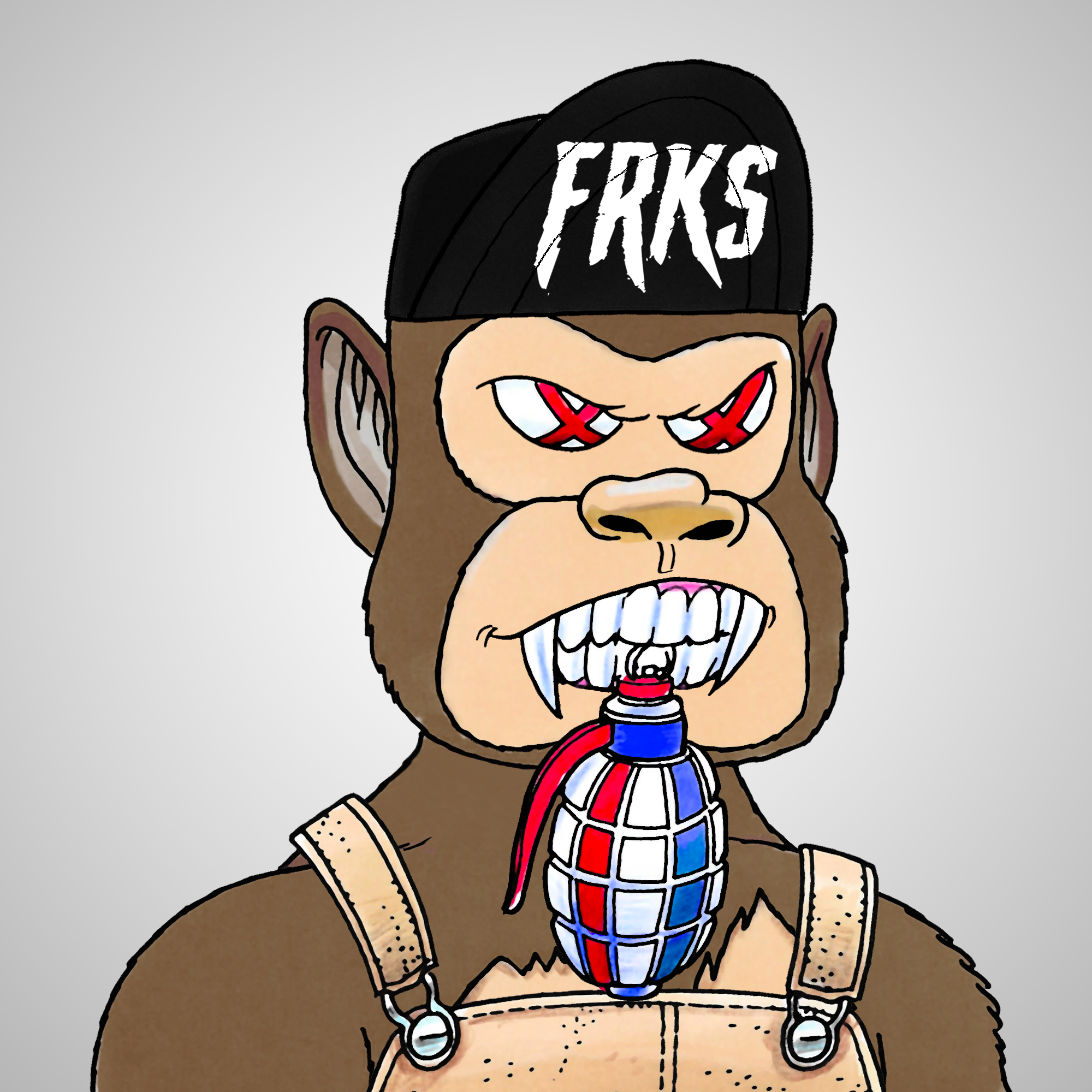 George Trosley - Jungle Freaks - Jungle Freak 5927 - NFT # 5927