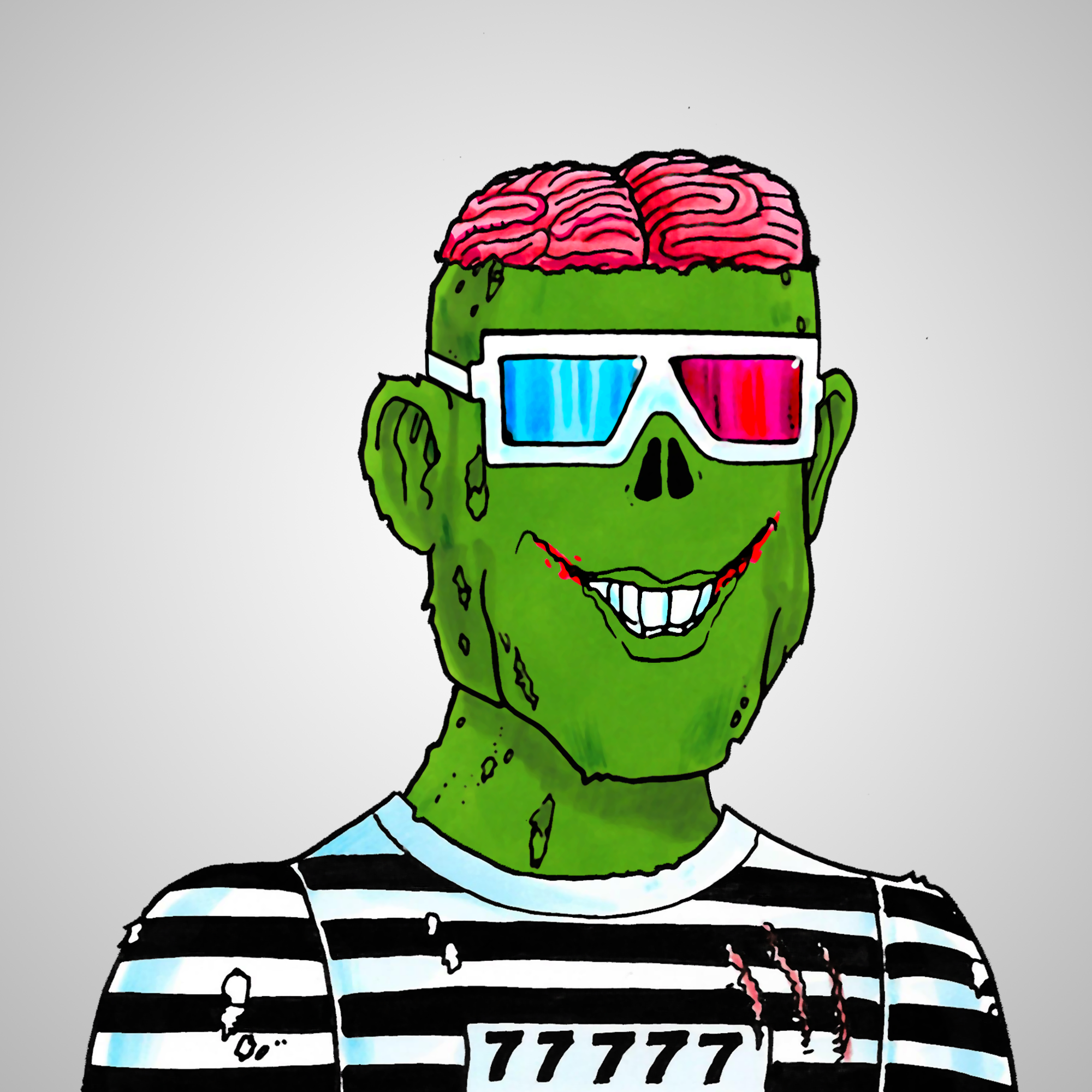 George Trosley - Jungle Freaks - Jungle Freak 5928 - NFT # 5928