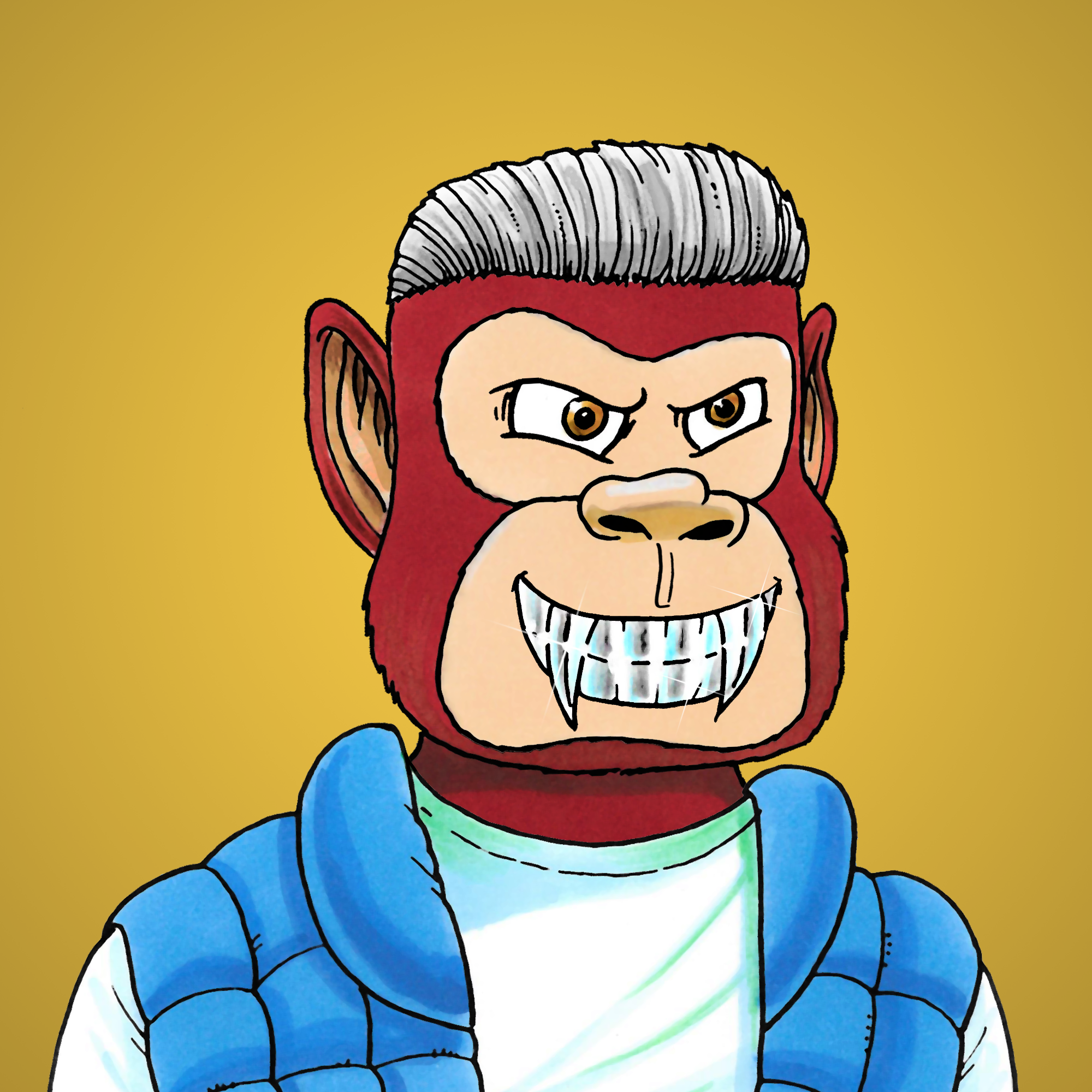 George Trosley - Jungle Freaks - Jungle Freak 5929 - NFT # 5929