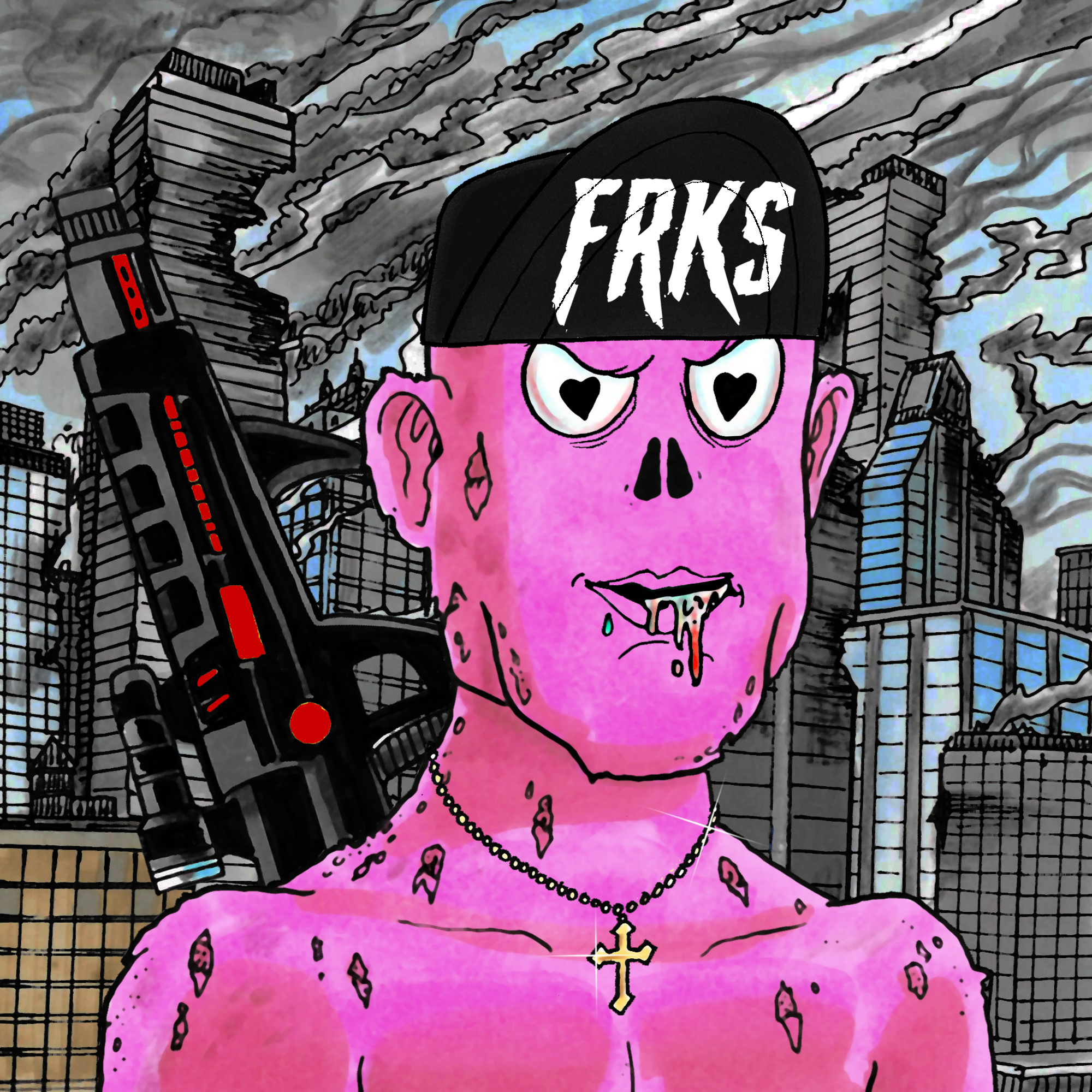 George Trosley - Jungle Freaks - Jungle Freak 593 - NFT # 593