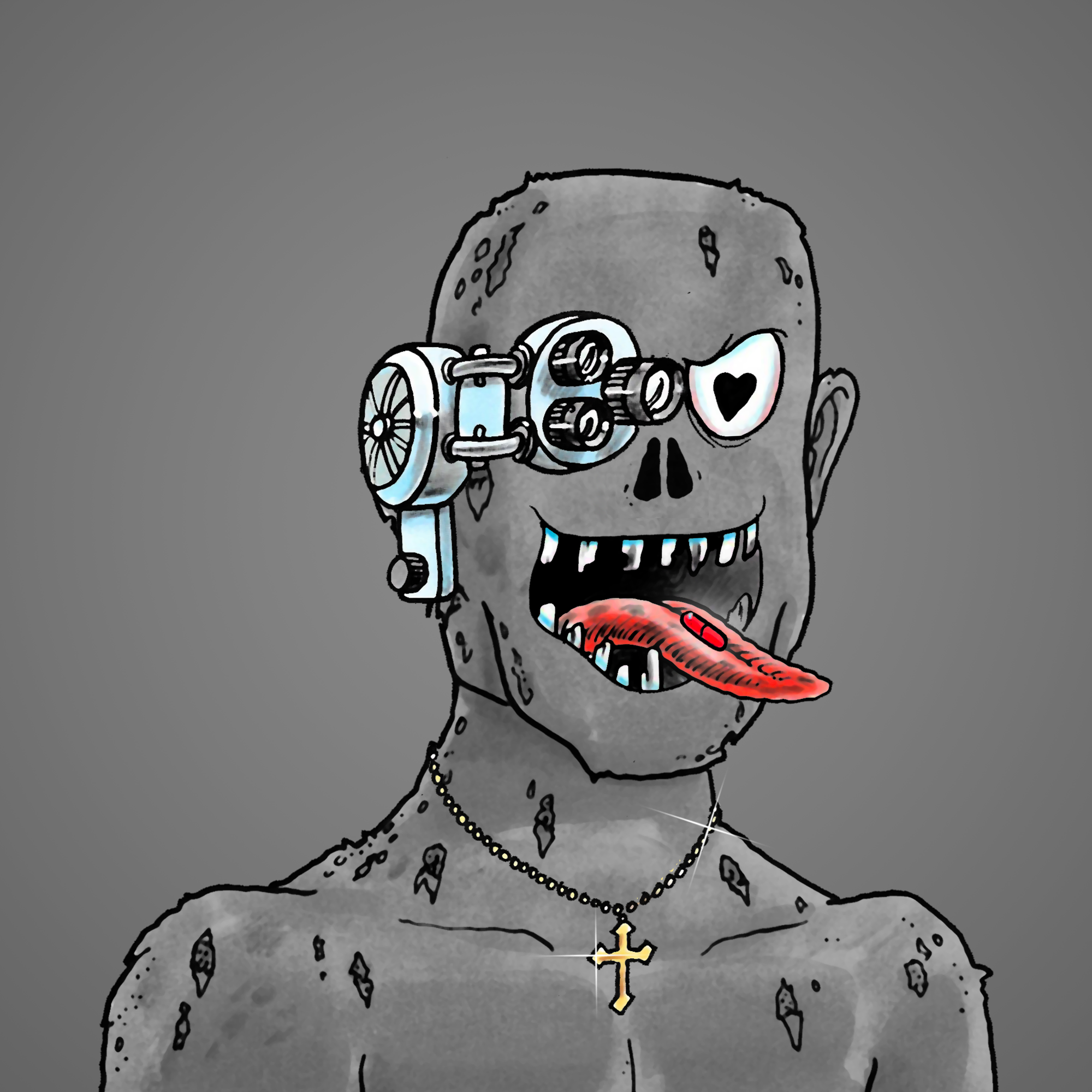 George Trosley - Jungle Freaks - Jungle Freak 5931 - NFT # 5931