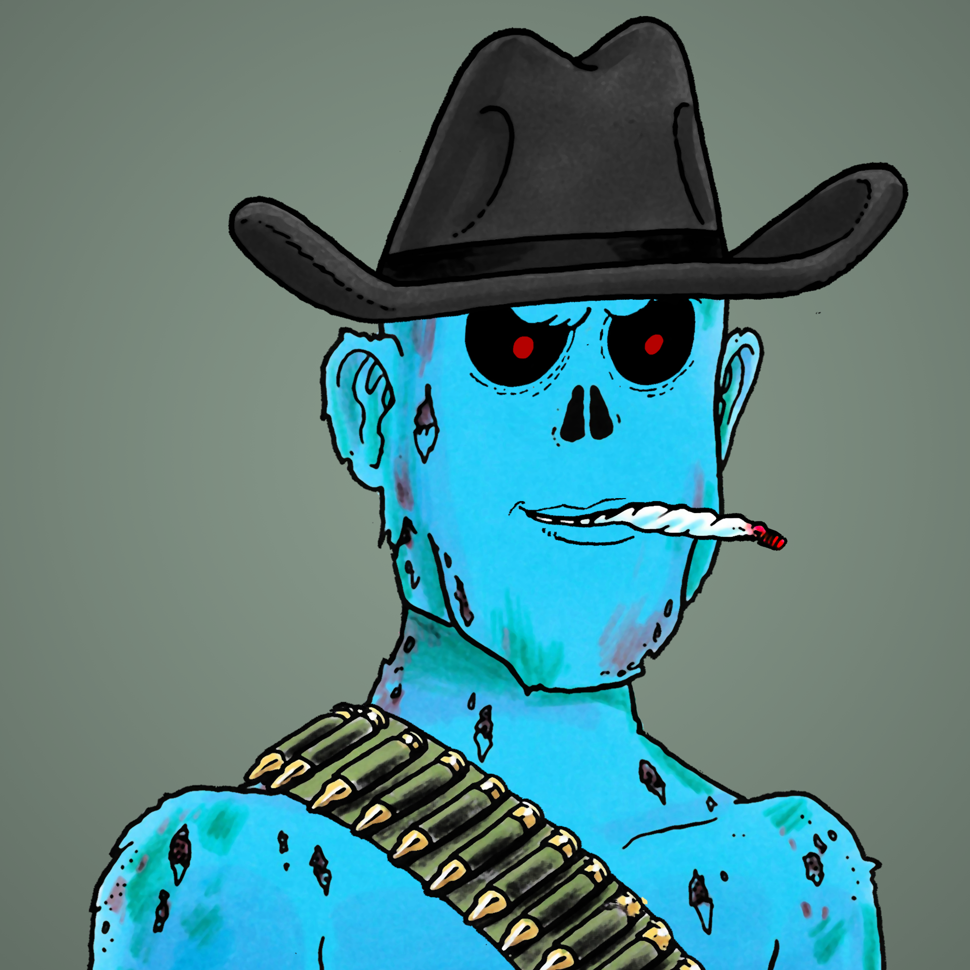 George Trosley - Jungle Freaks - Jungle Freak 5937 - NFT # 5937