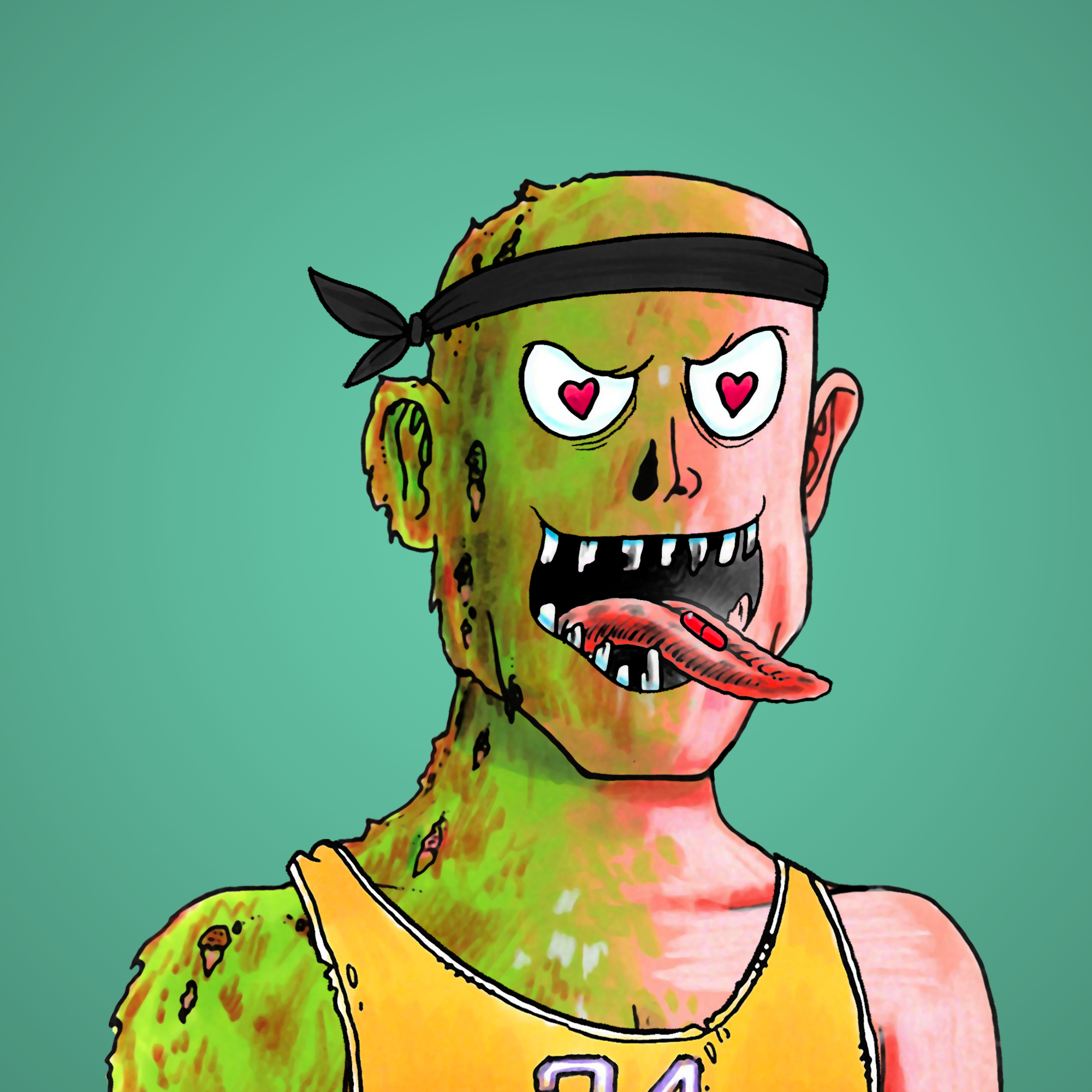 George Trosley - Jungle Freaks - Jungle Freak 5938 - NFT # 5938