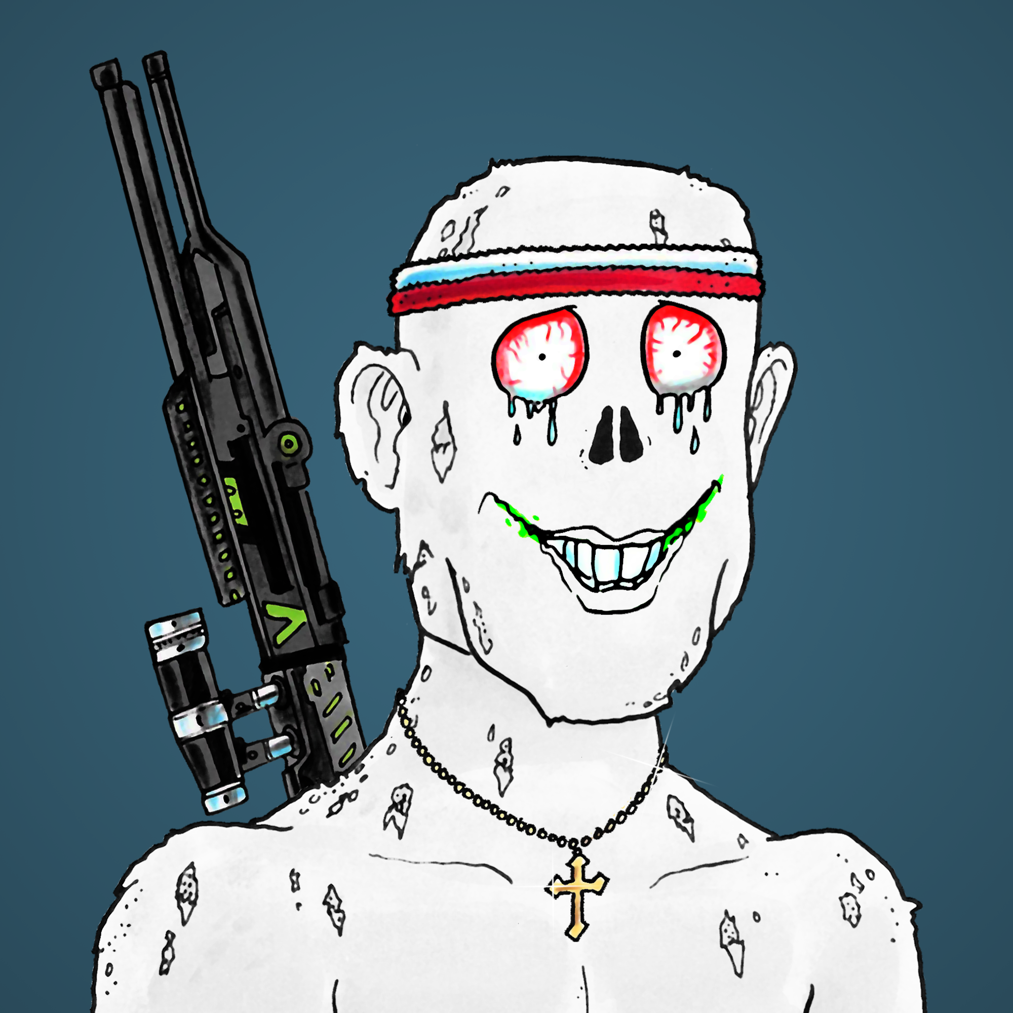 George Trosley - Jungle Freaks - Jungle Freak 594 - NFT # 594