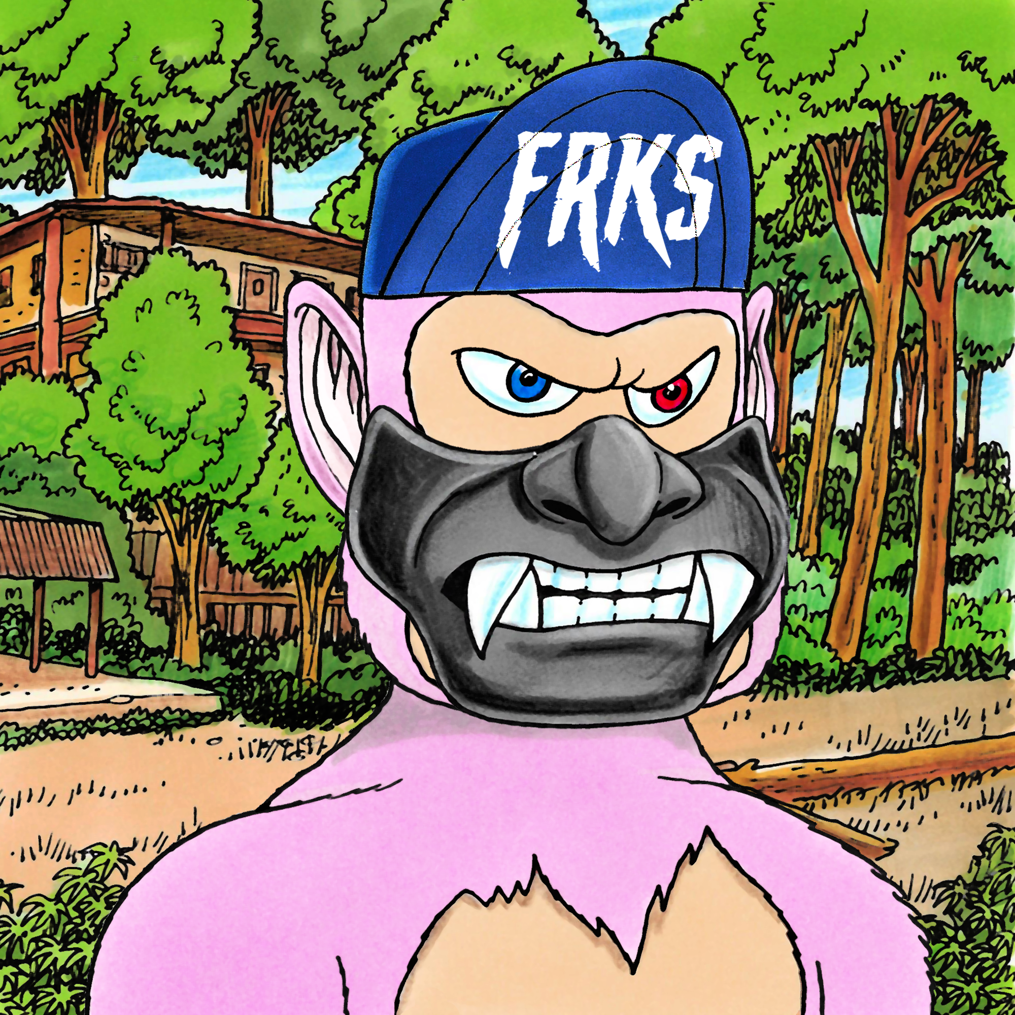 George Trosley - Jungle Freaks - Jungle Freak 5940 - NFT # 5940