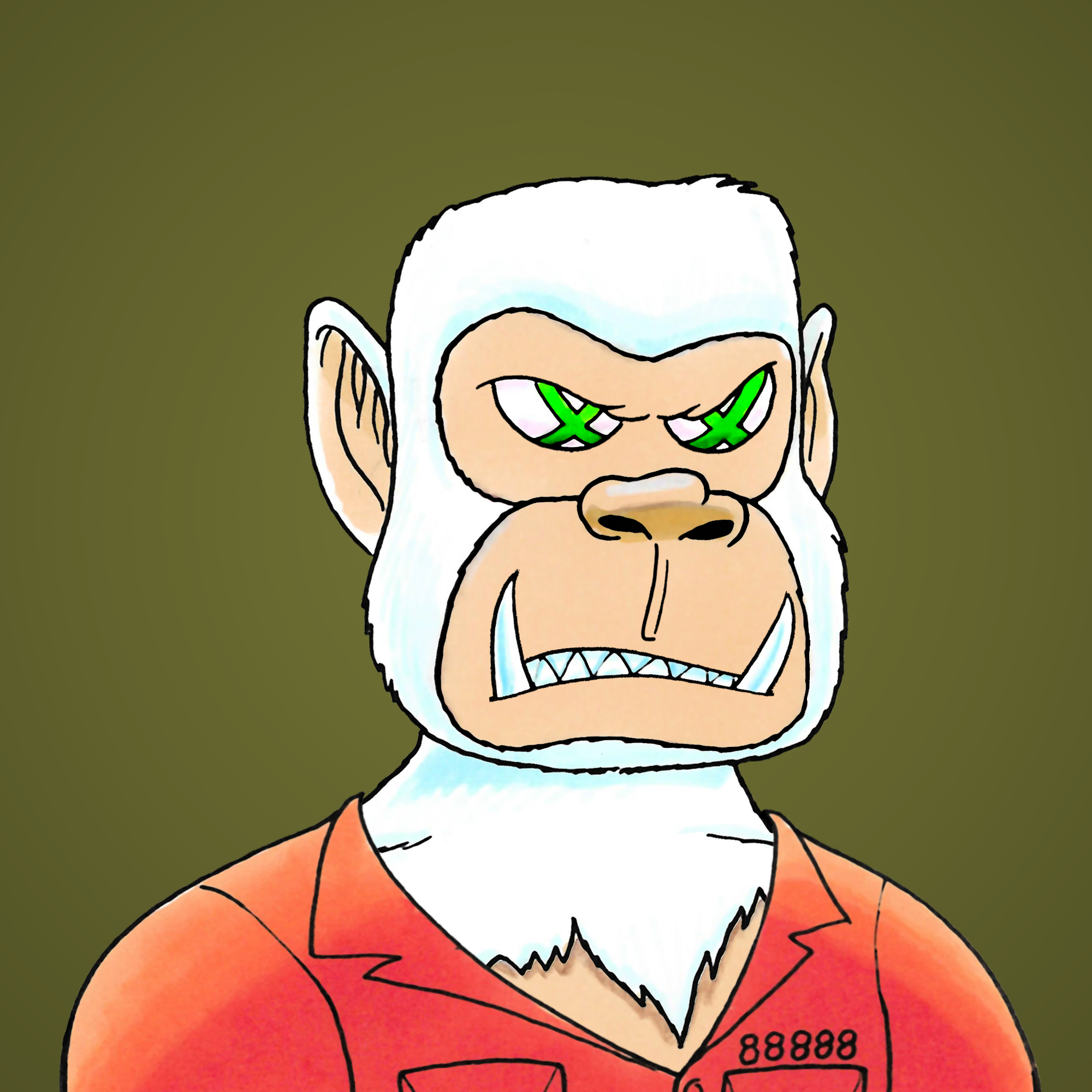 George Trosley - Jungle Freaks - Jungle Freak 5941 - NFT # 5941