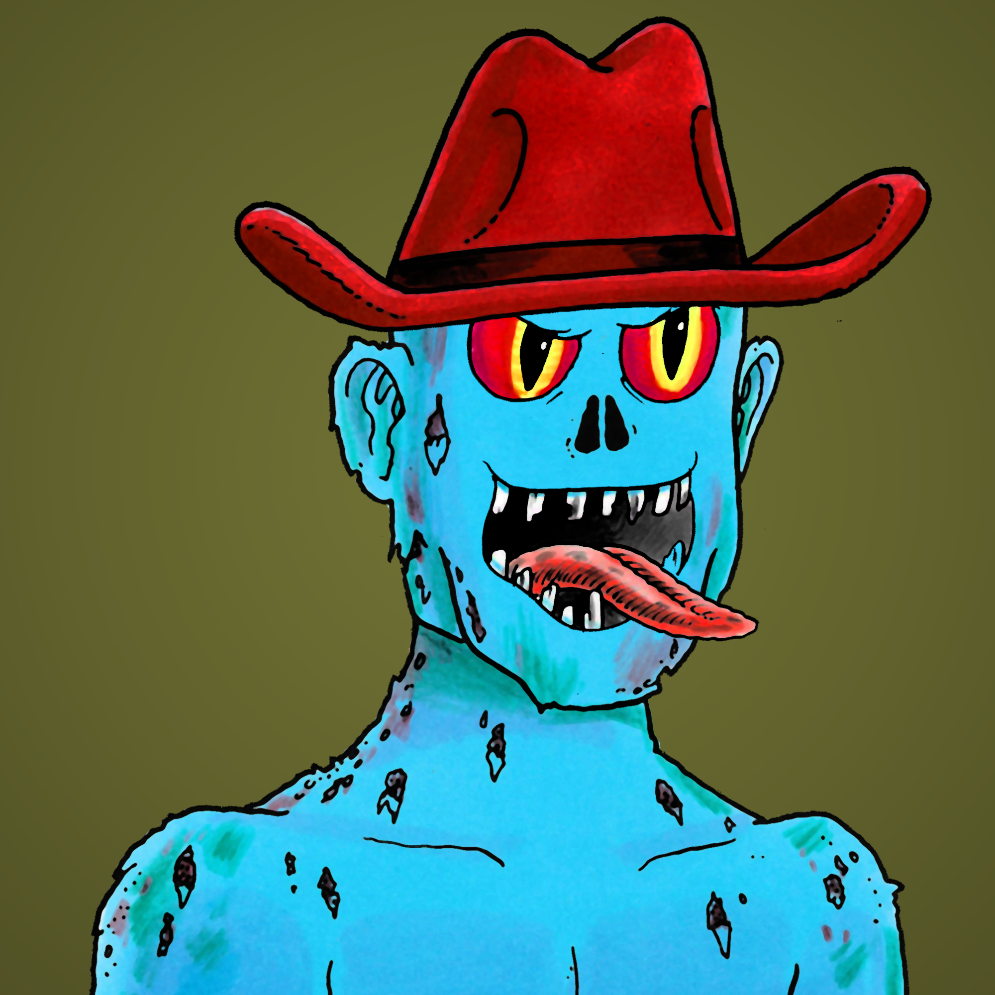 George Trosley - Jungle Freaks - Jungle Freak 5947 - NFT # 5947