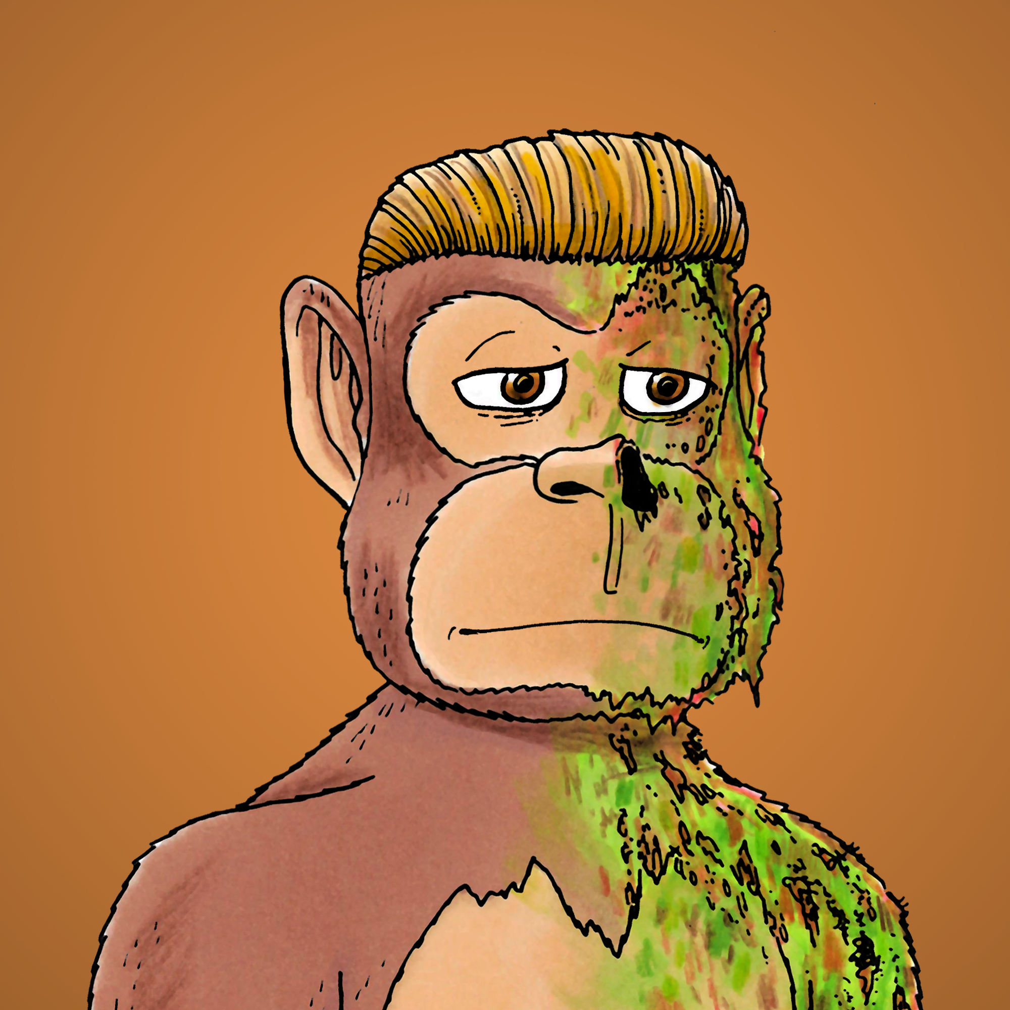 George Trosley - Jungle Freaks - Jungle Freak 595 - NFT # 595