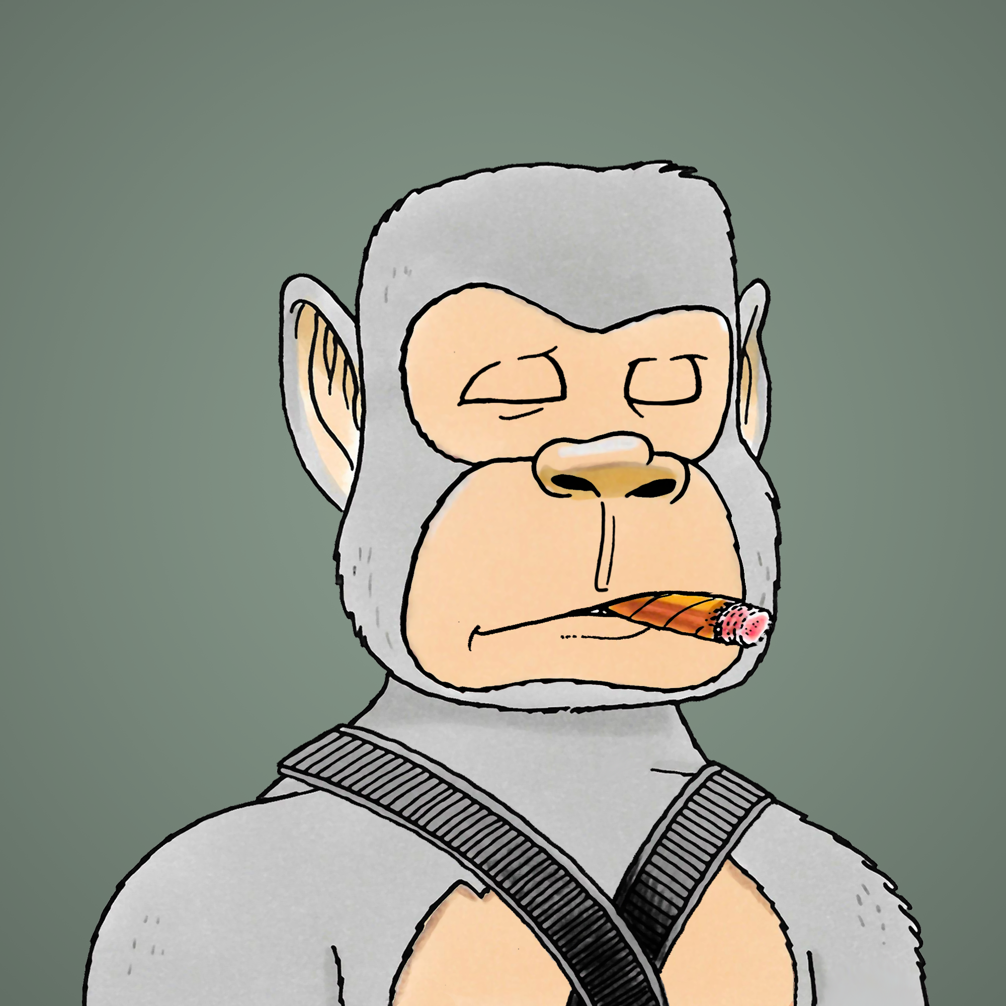 George Trosley - Jungle Freaks - Jungle Freak 5956 - NFT # 5956