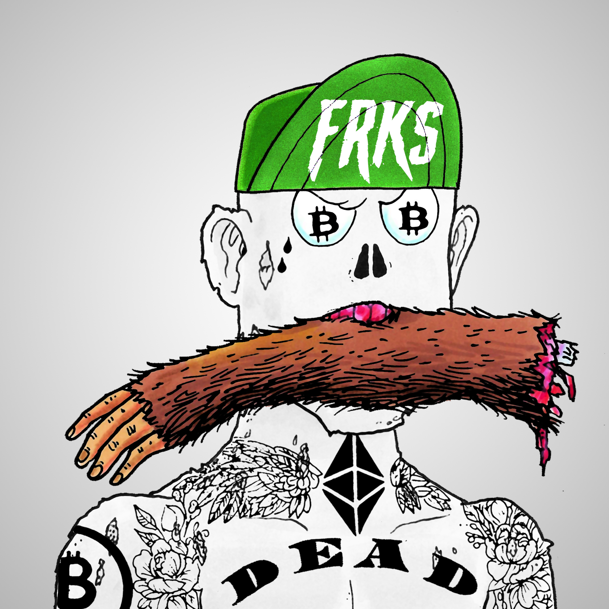 George Trosley - Jungle Freaks - Jungle Freak 5965 - NFT # 5965