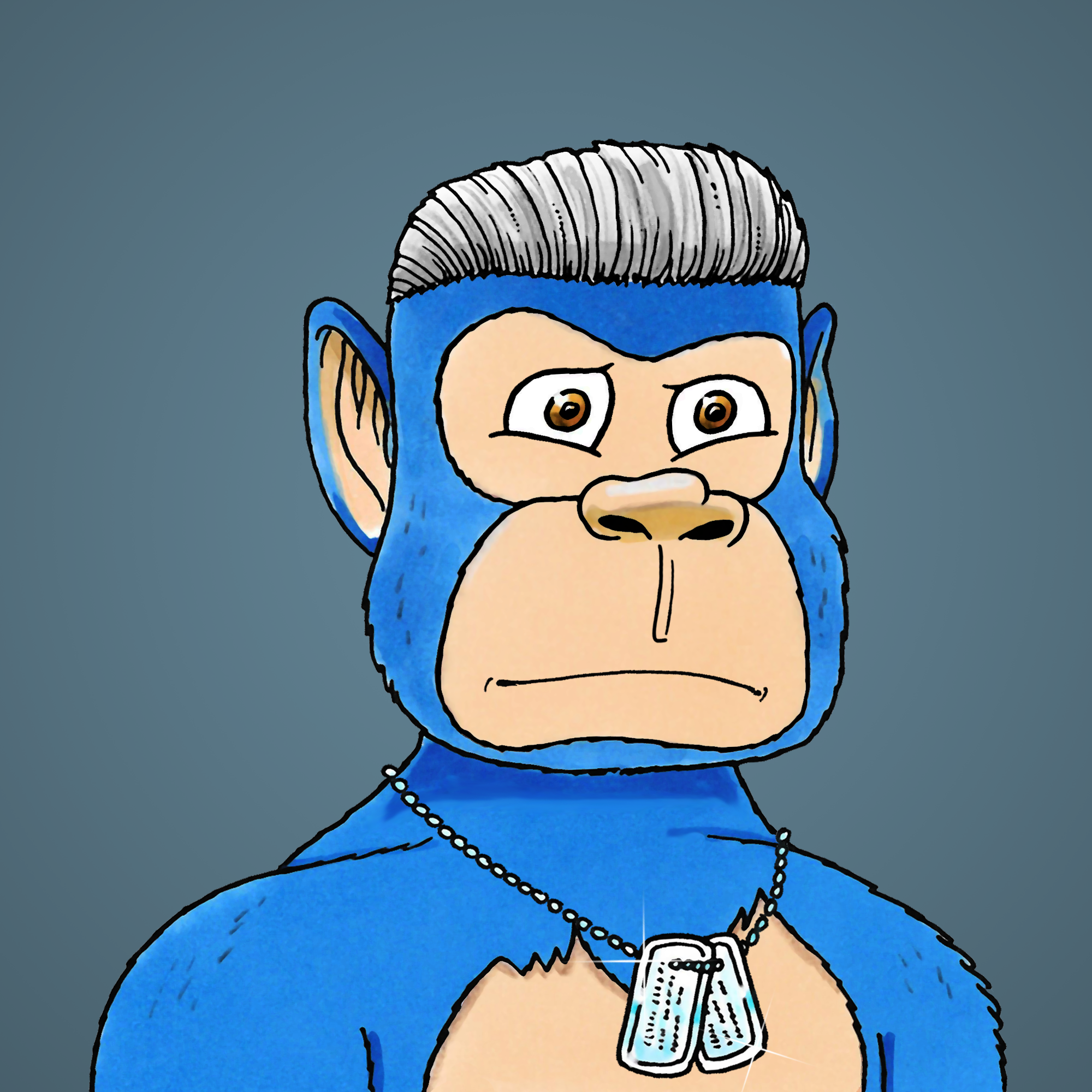 George Trosley - Jungle Freaks - Jungle Freak 5966 - NFT # 5966