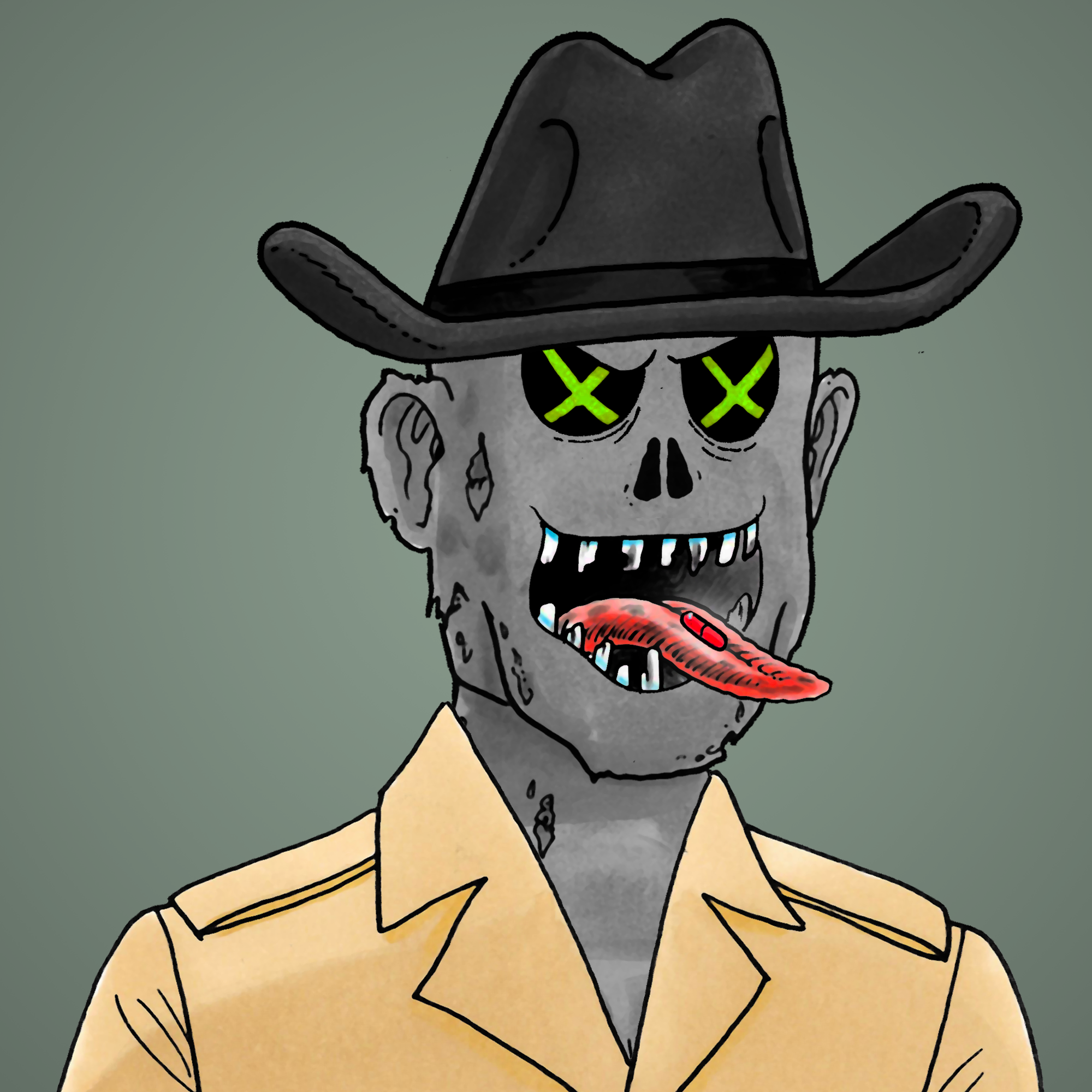 George Trosley - Jungle Freaks - Jungle Freak 5967 - NFT # 5967