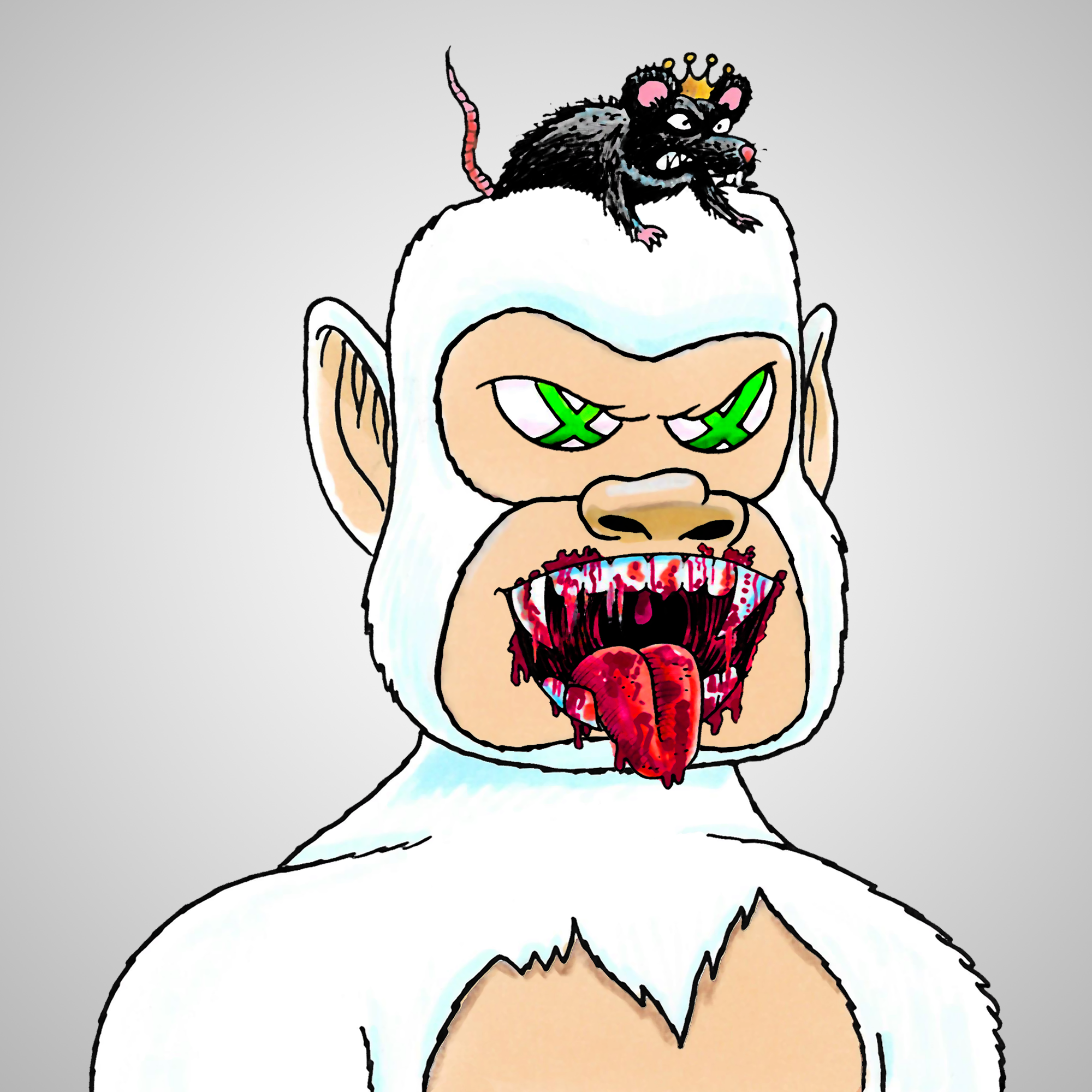 George Trosley - Jungle Freaks - Jungle Freak 5971 - NFT # 5971