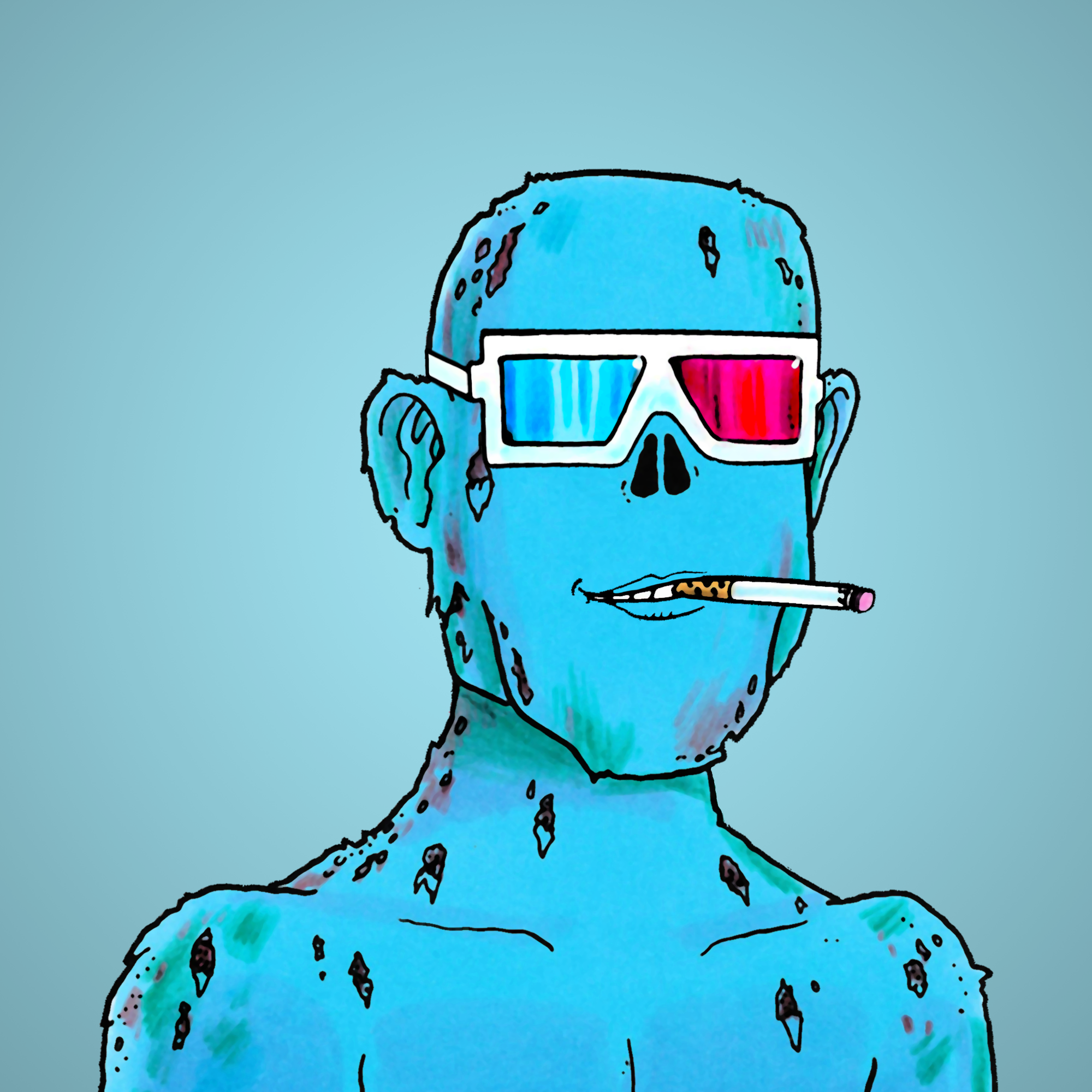 George Trosley - Jungle Freaks - Jungle Freak 5973 - NFT # 5973