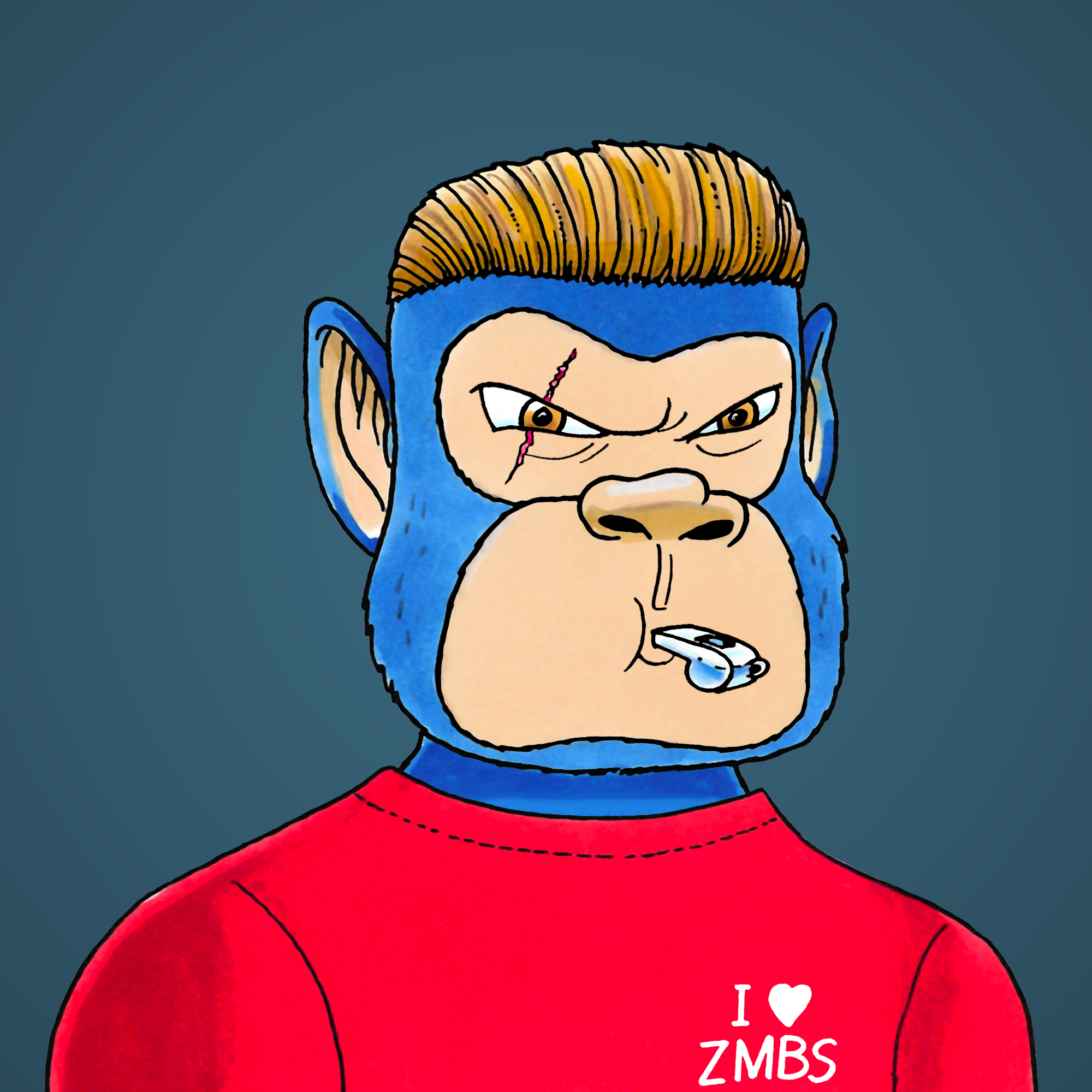 George Trosley - Jungle Freaks - Jungle Freak 5974 - NFT # 5974