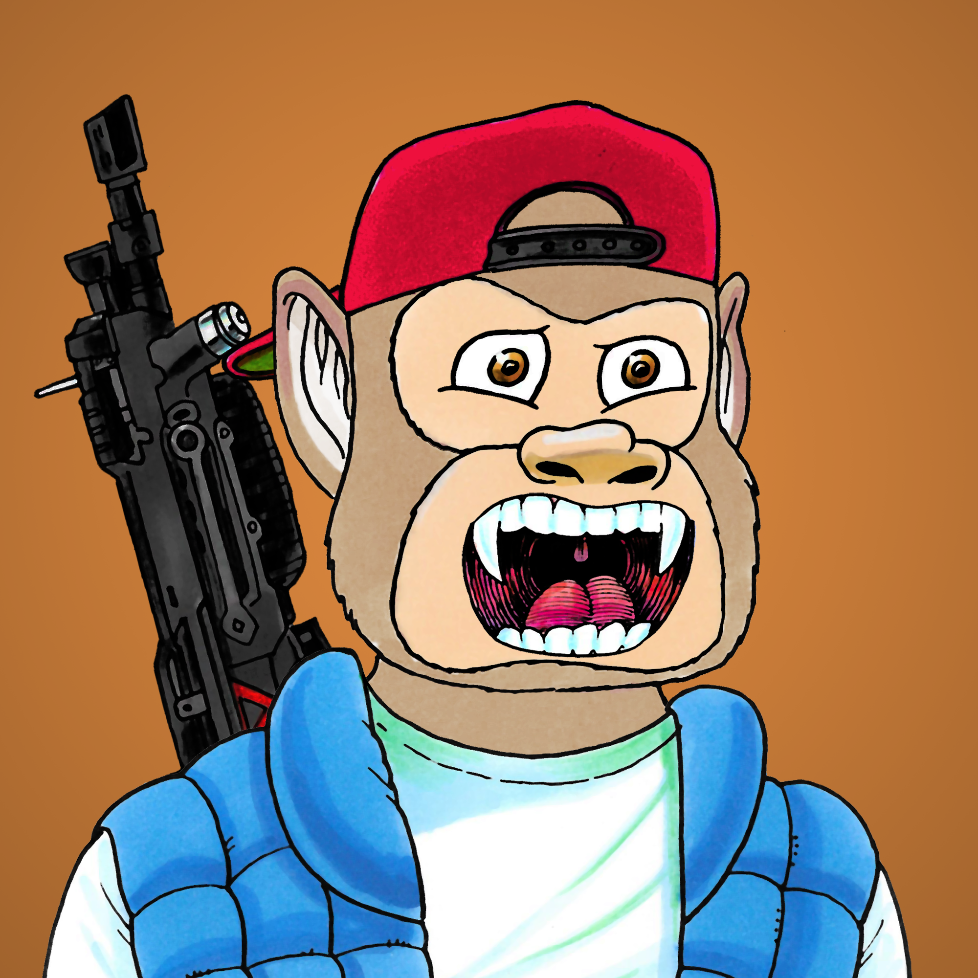 George Trosley - Jungle Freaks - Jungle Freak 5976 - NFT # 5976