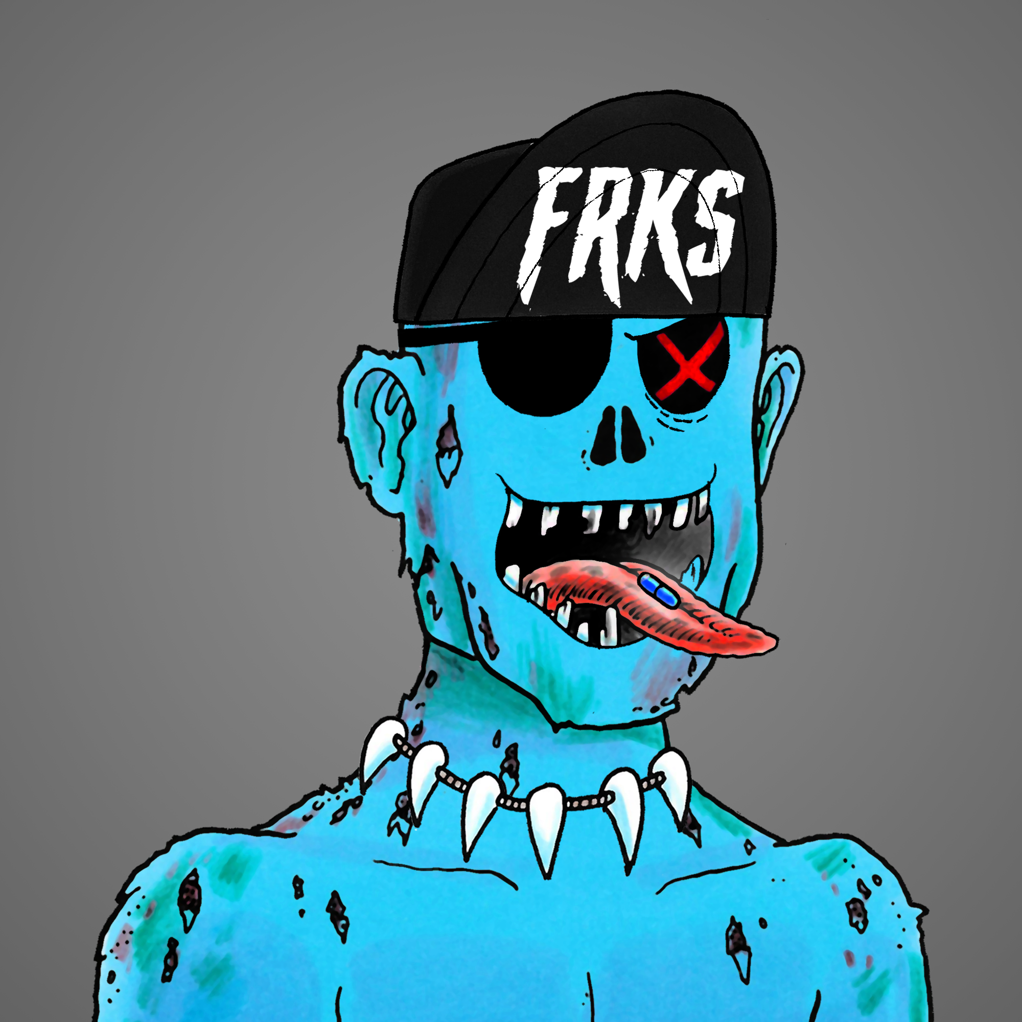 George Trosley - Jungle Freaks - Jungle Freak 5981 - NFT # 5981