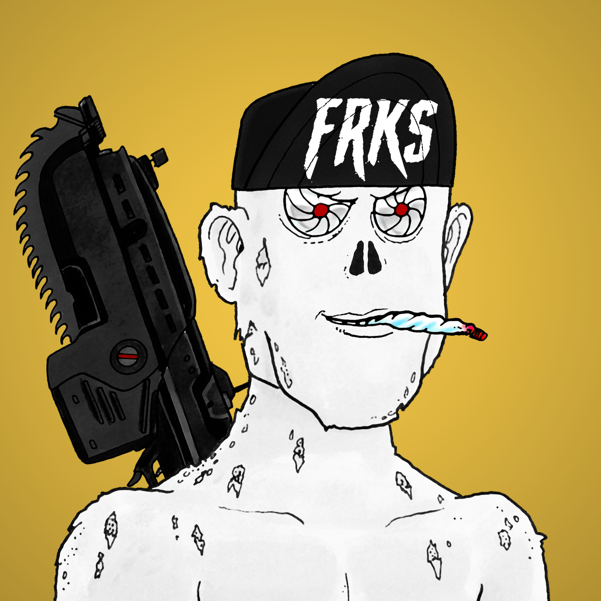 George Trosley - Jungle Freaks - Jungle Freak 5985 - NFT # 5985