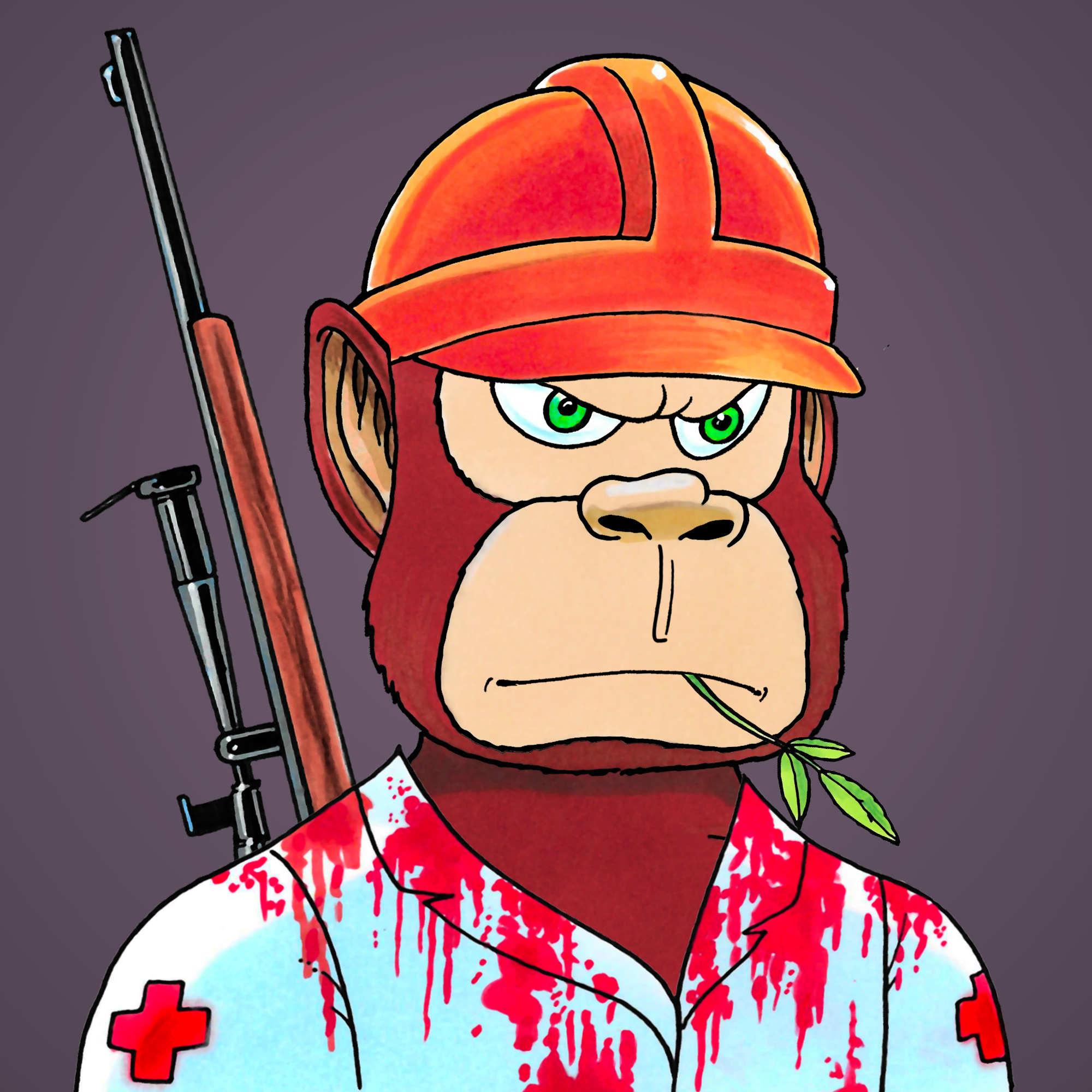 George Trosley - Jungle Freaks - Jungle Freak 5989 - NFT # 5989