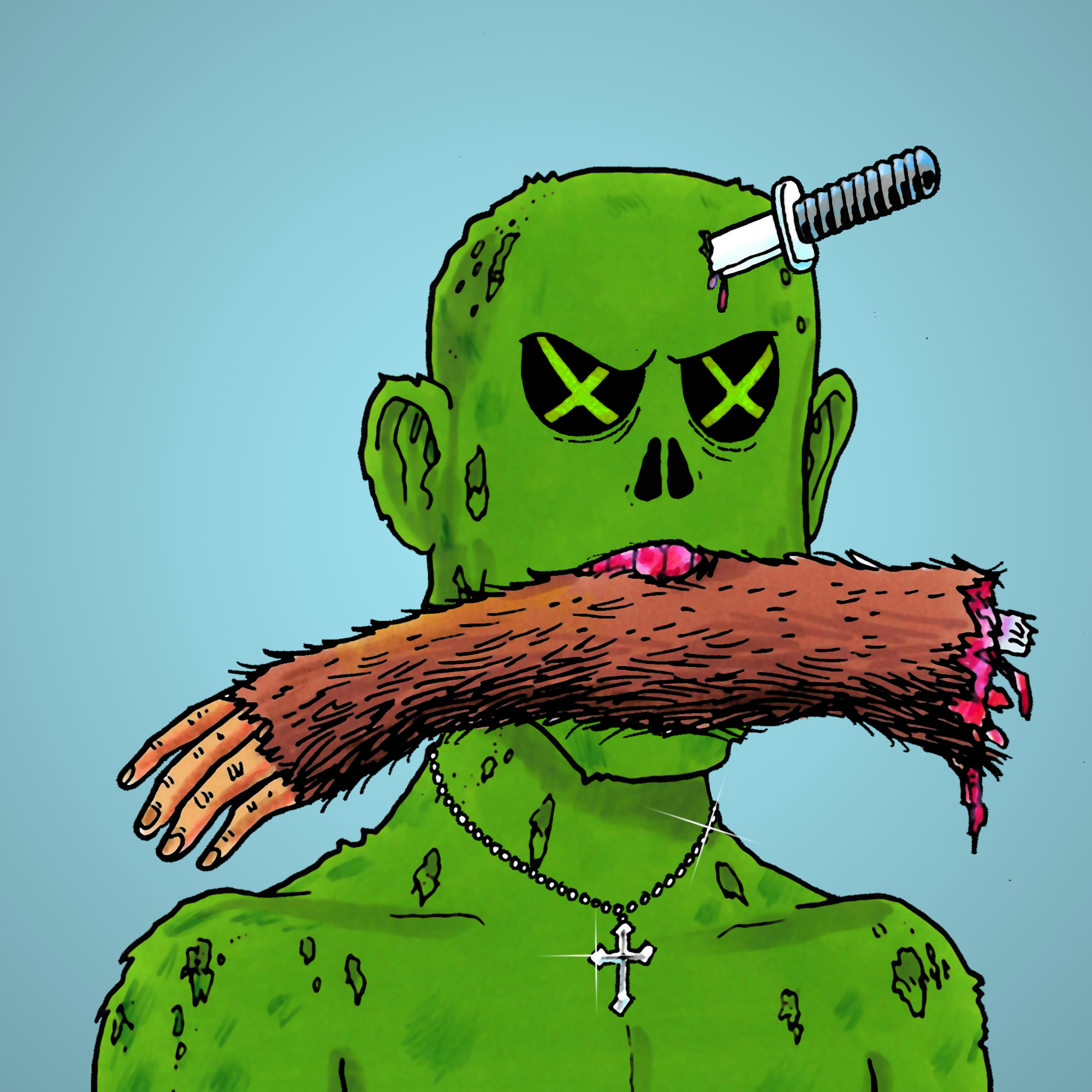 George Trosley - Jungle Freaks - Jungle Freak 5992 - NFT # 5992